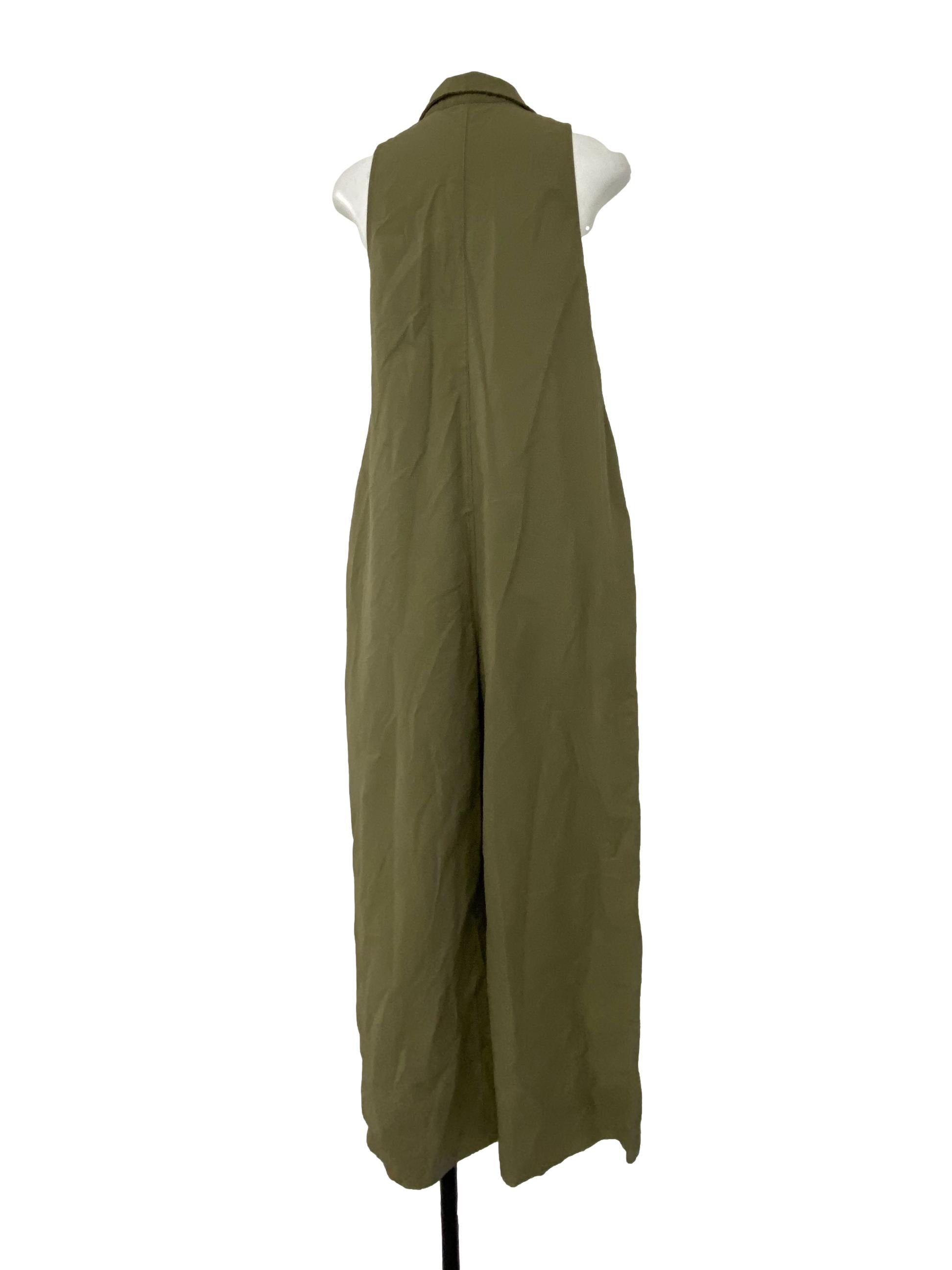 Sage Green Sleeveless Jumpsuit OSN