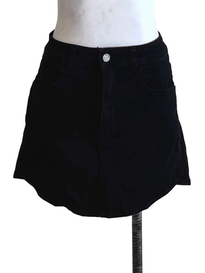 Black High-Waisted Skirt