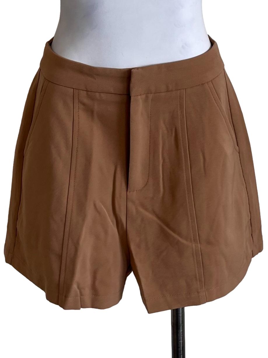 Tortilla Brown Relaxed Shorts
