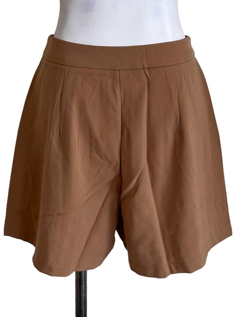 Tortilla Brown Relaxed Shorts
