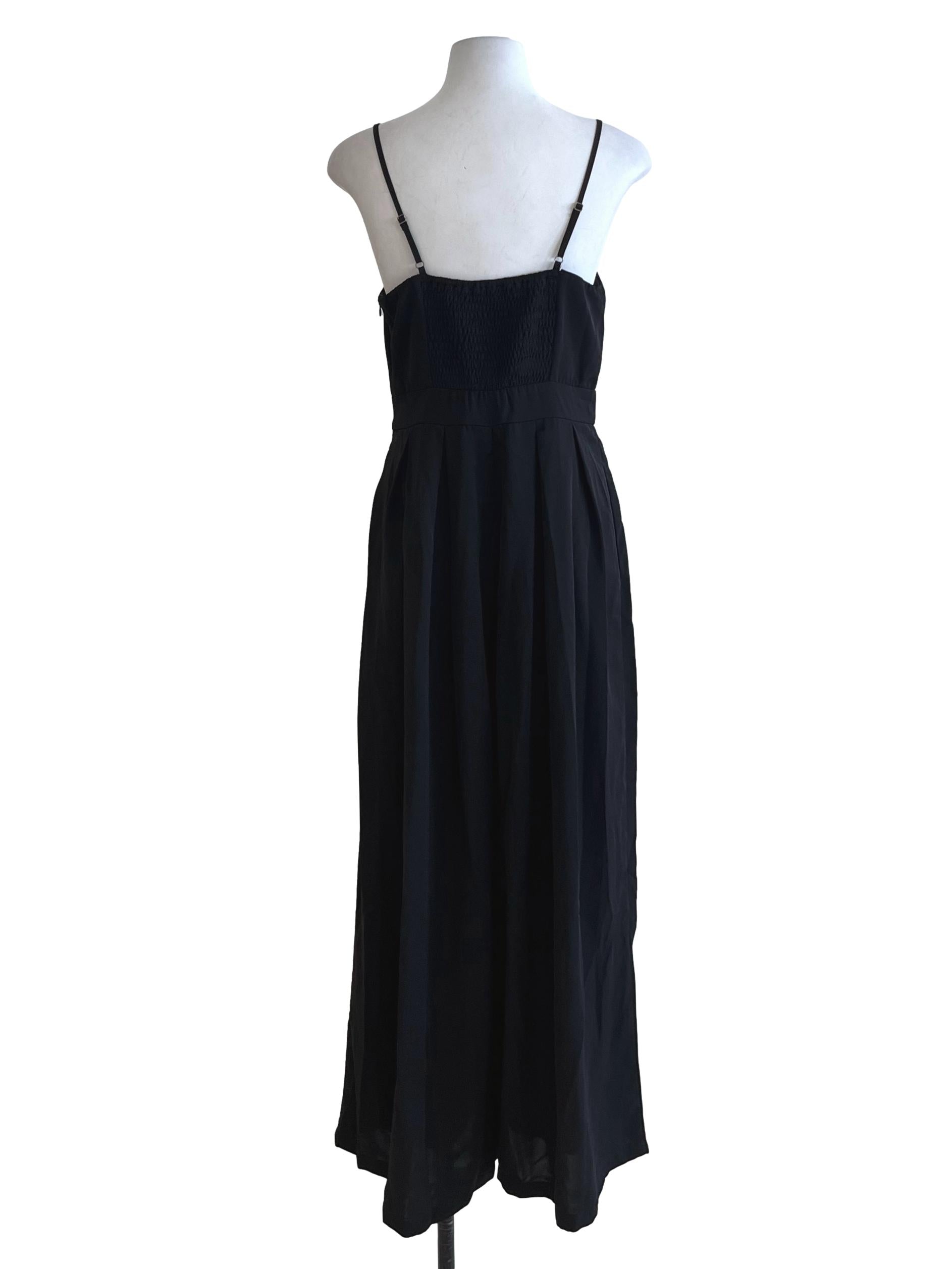 Black Spaghetti Strap Jumpsuit