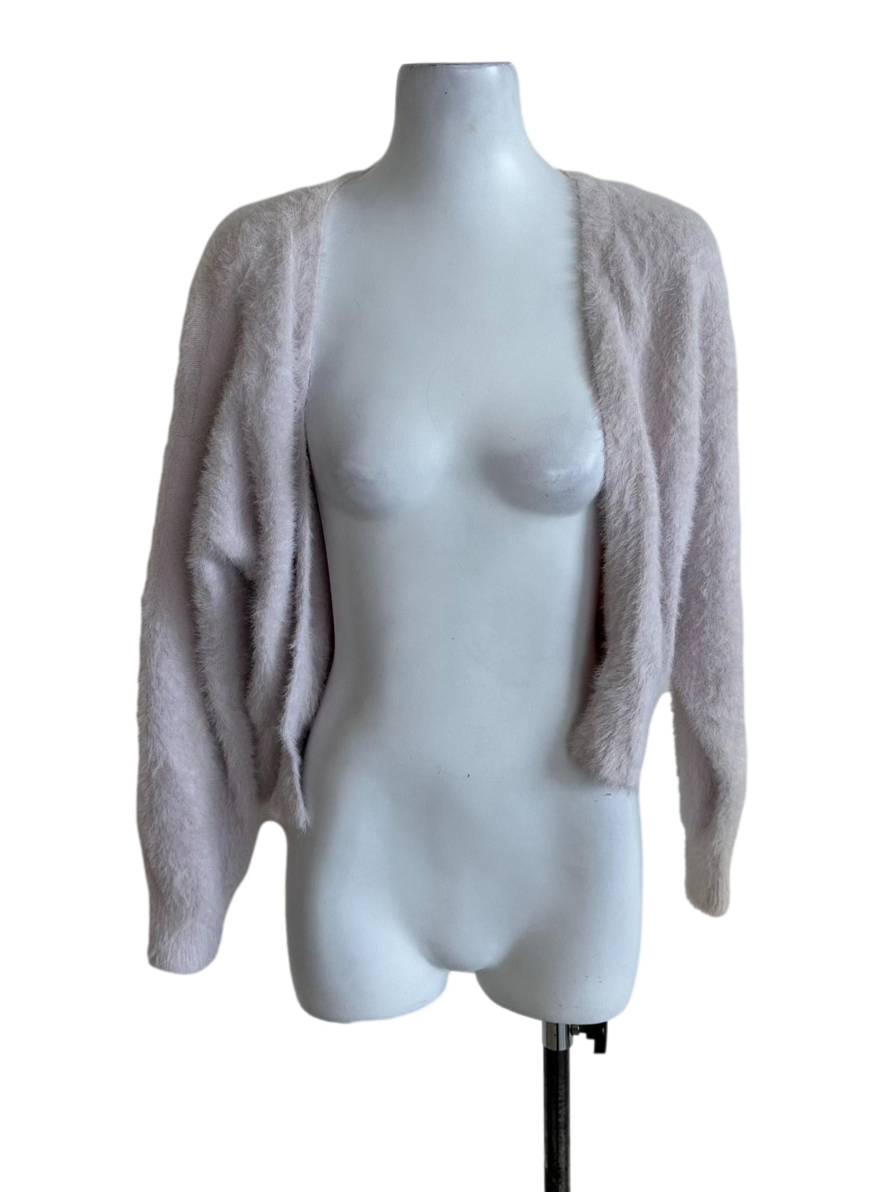 Ash Purple Fleece Cardigan