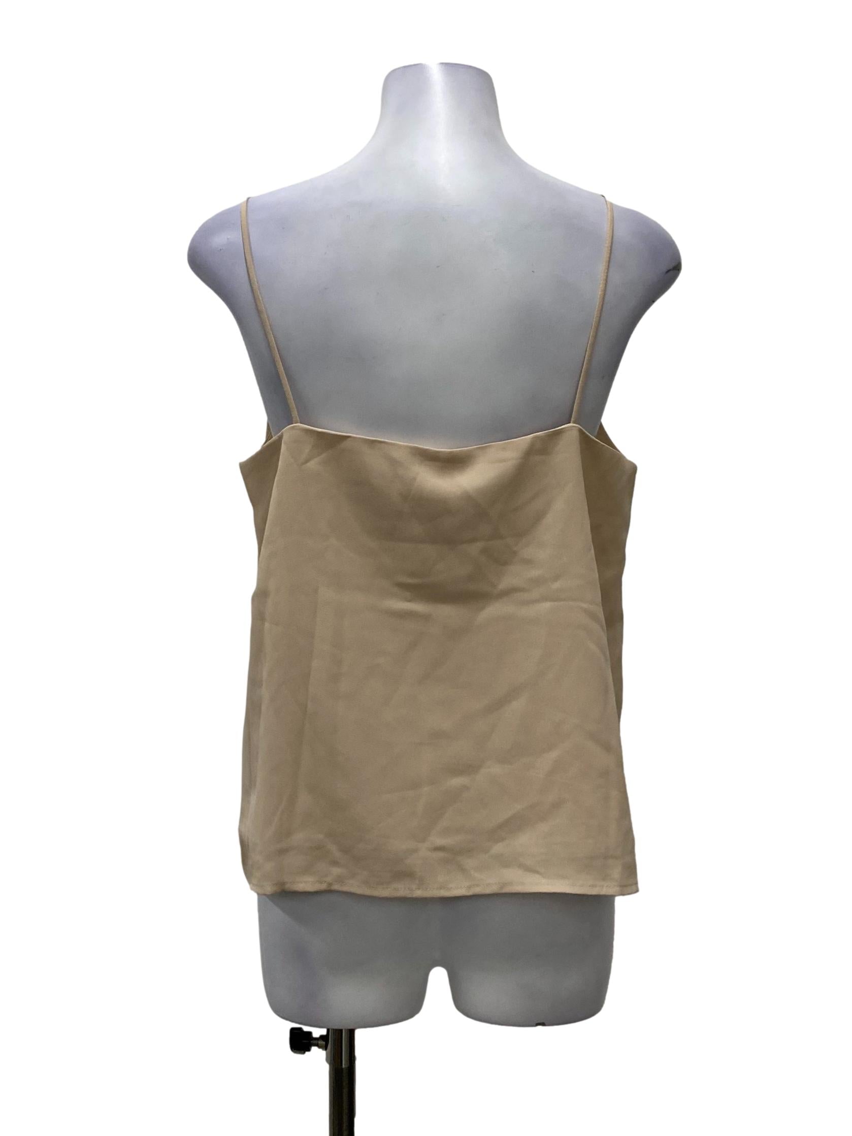 Light Khaki Strap Top