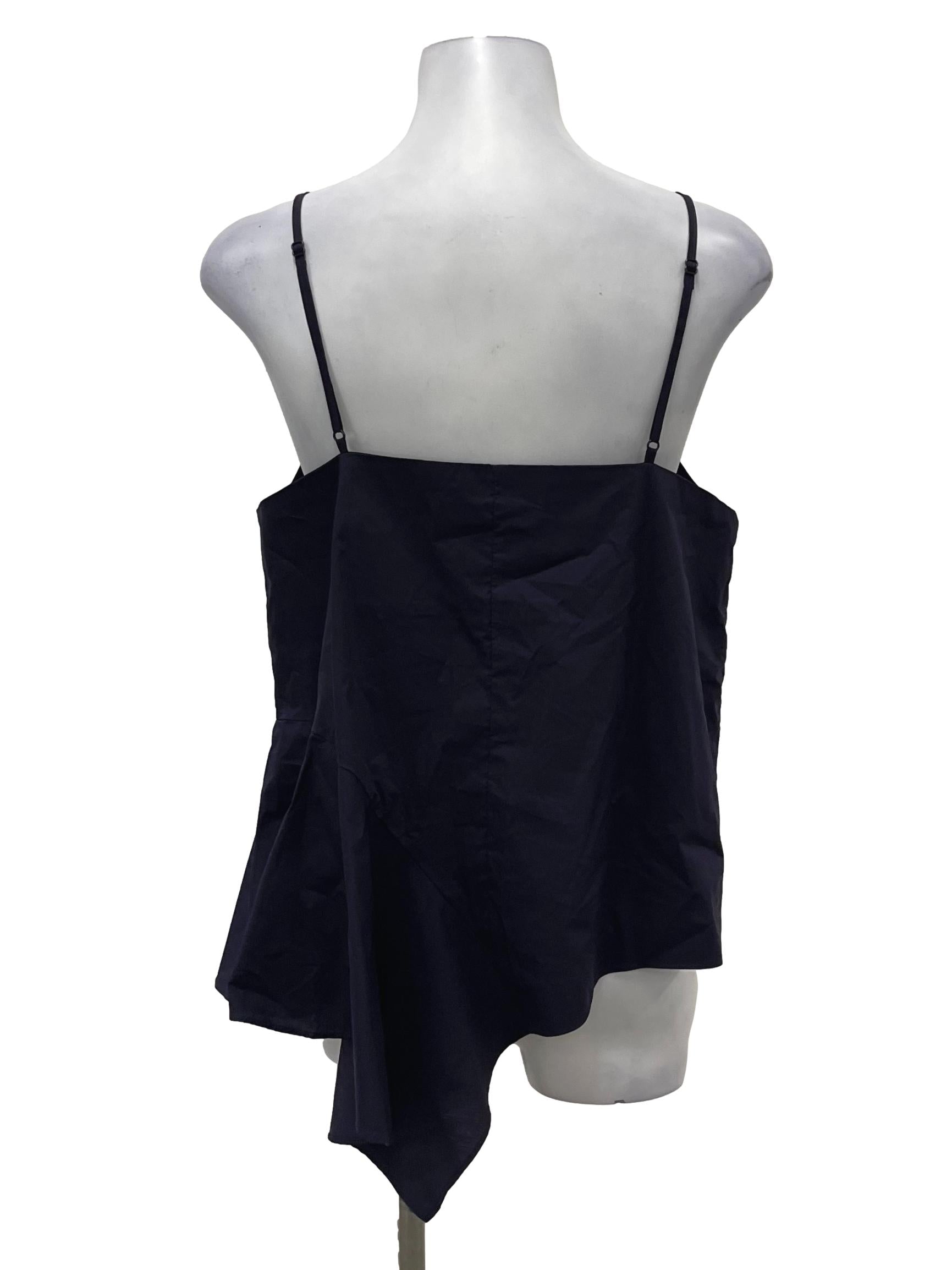 Navy Blue Across Neck Cami