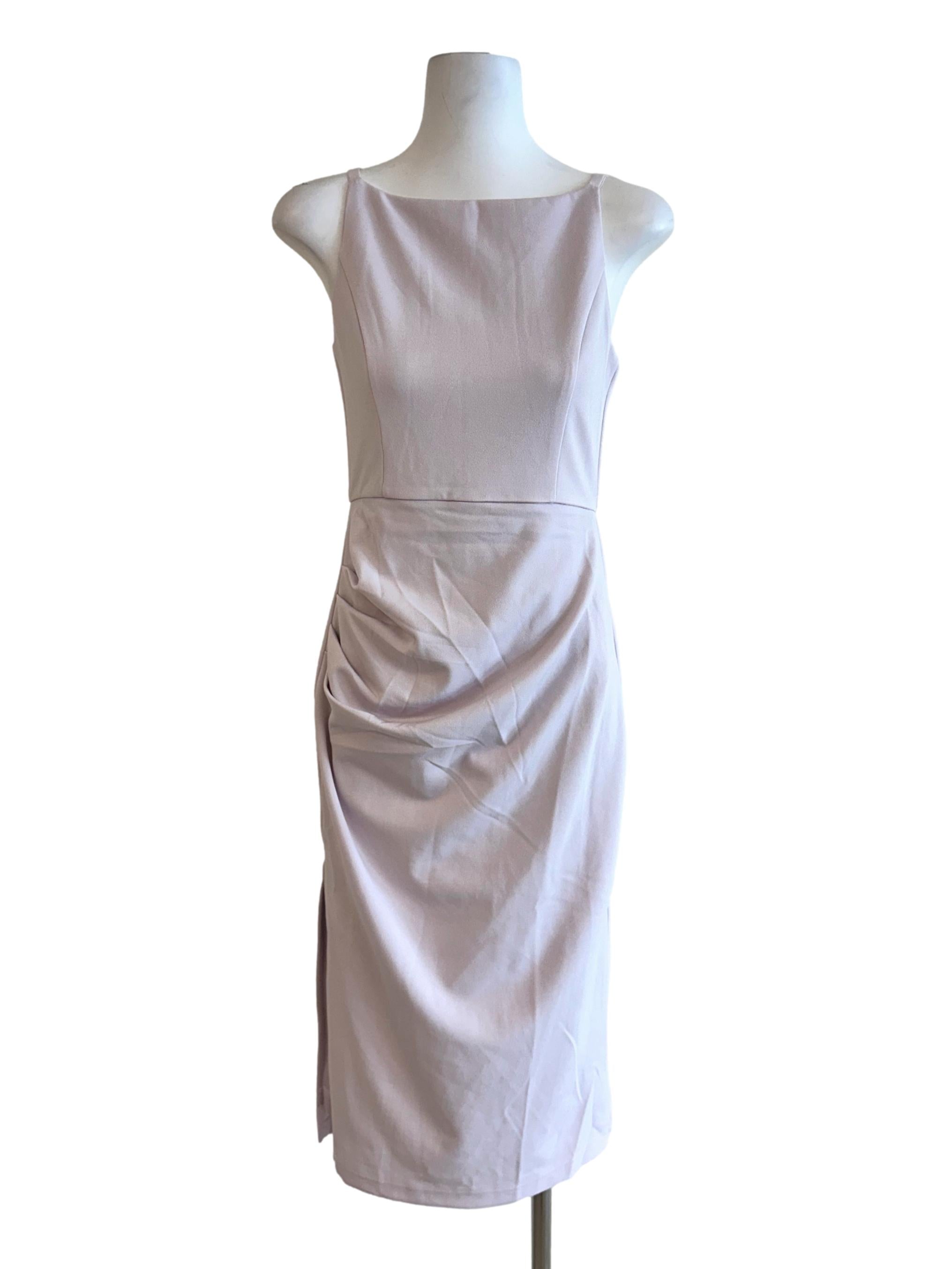 Lavender Purple Midi Dress