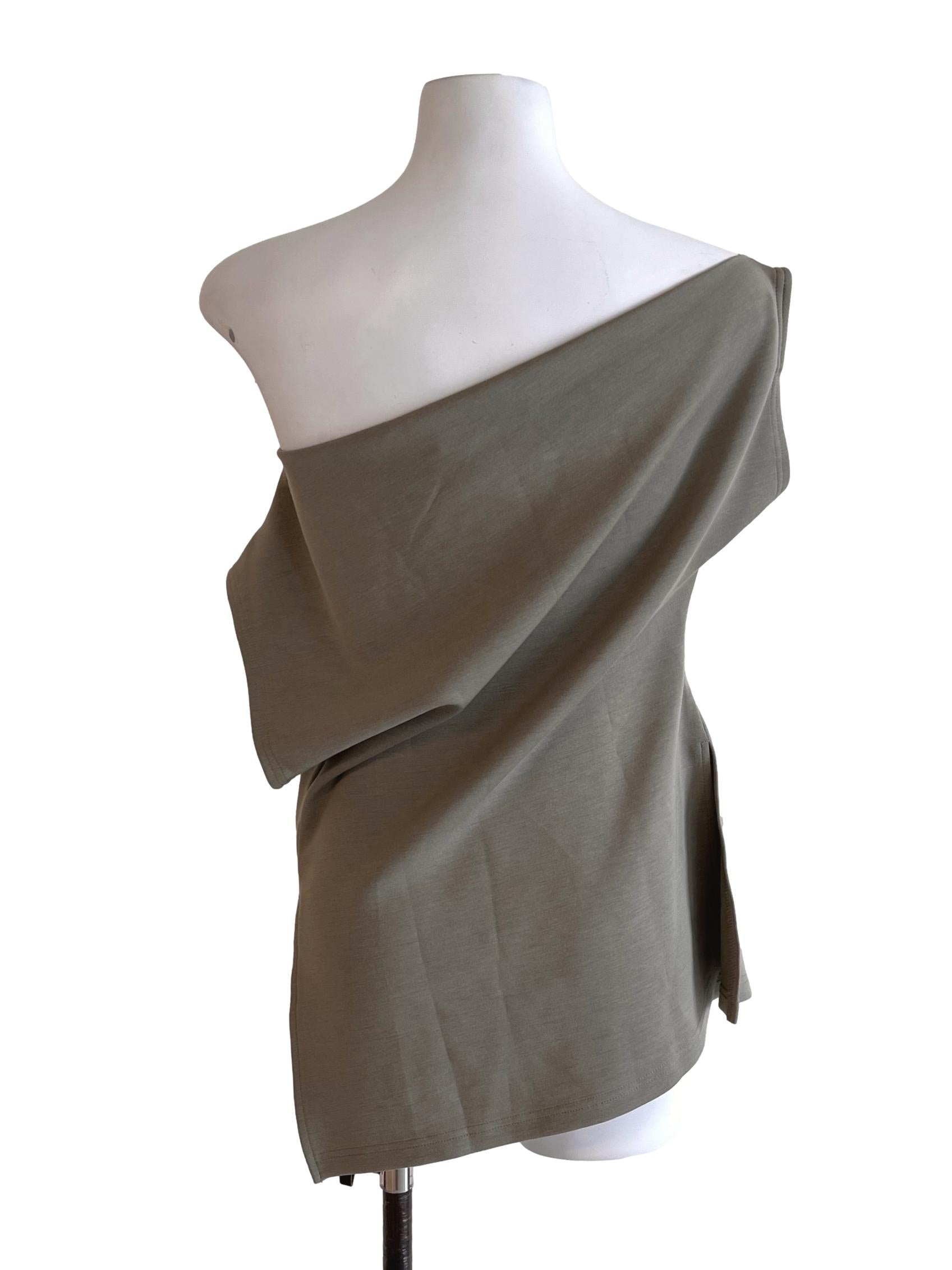 Sage Green Multi-way Drape Top LB
