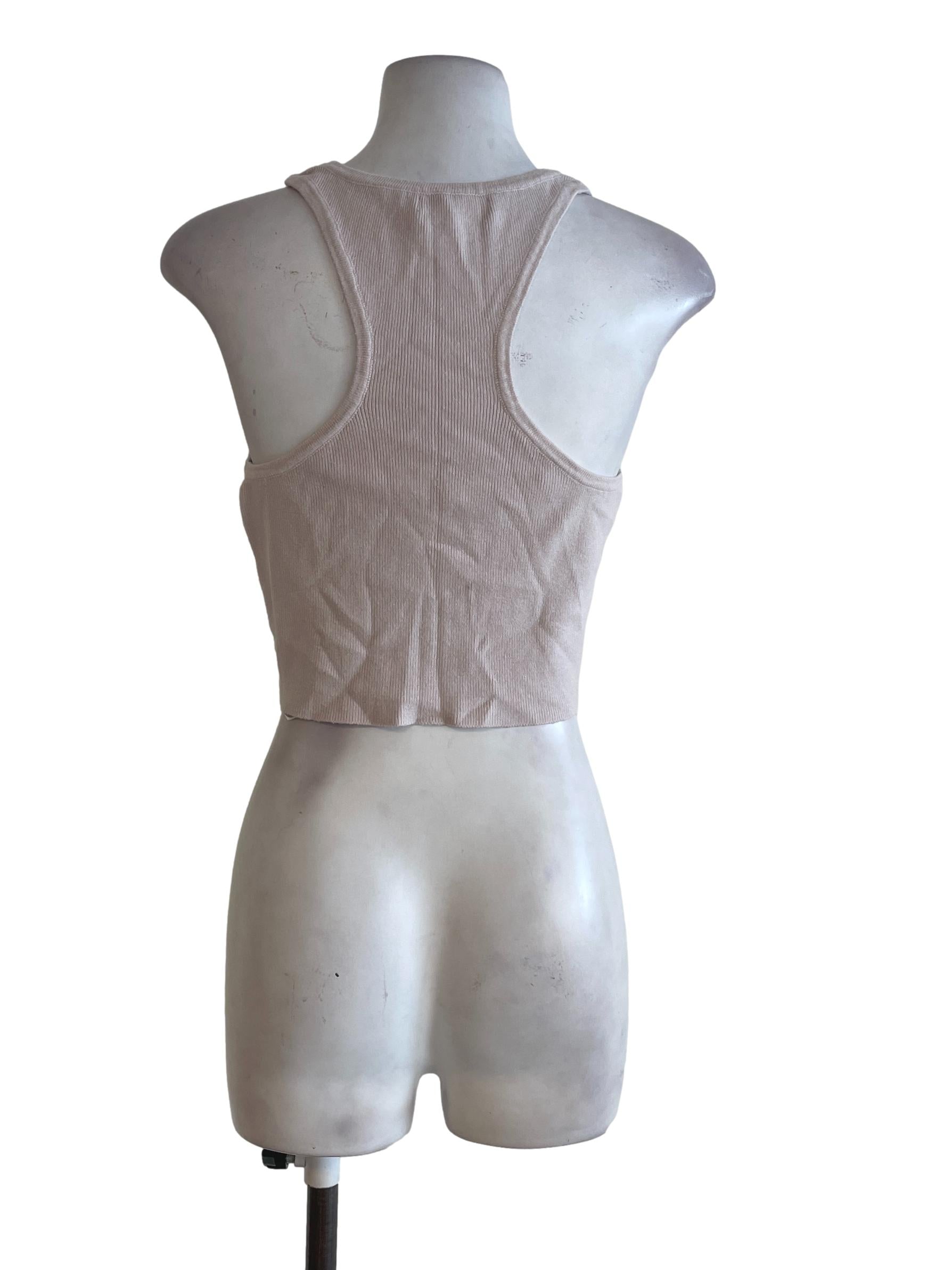 Coconut White Halter Neck Top