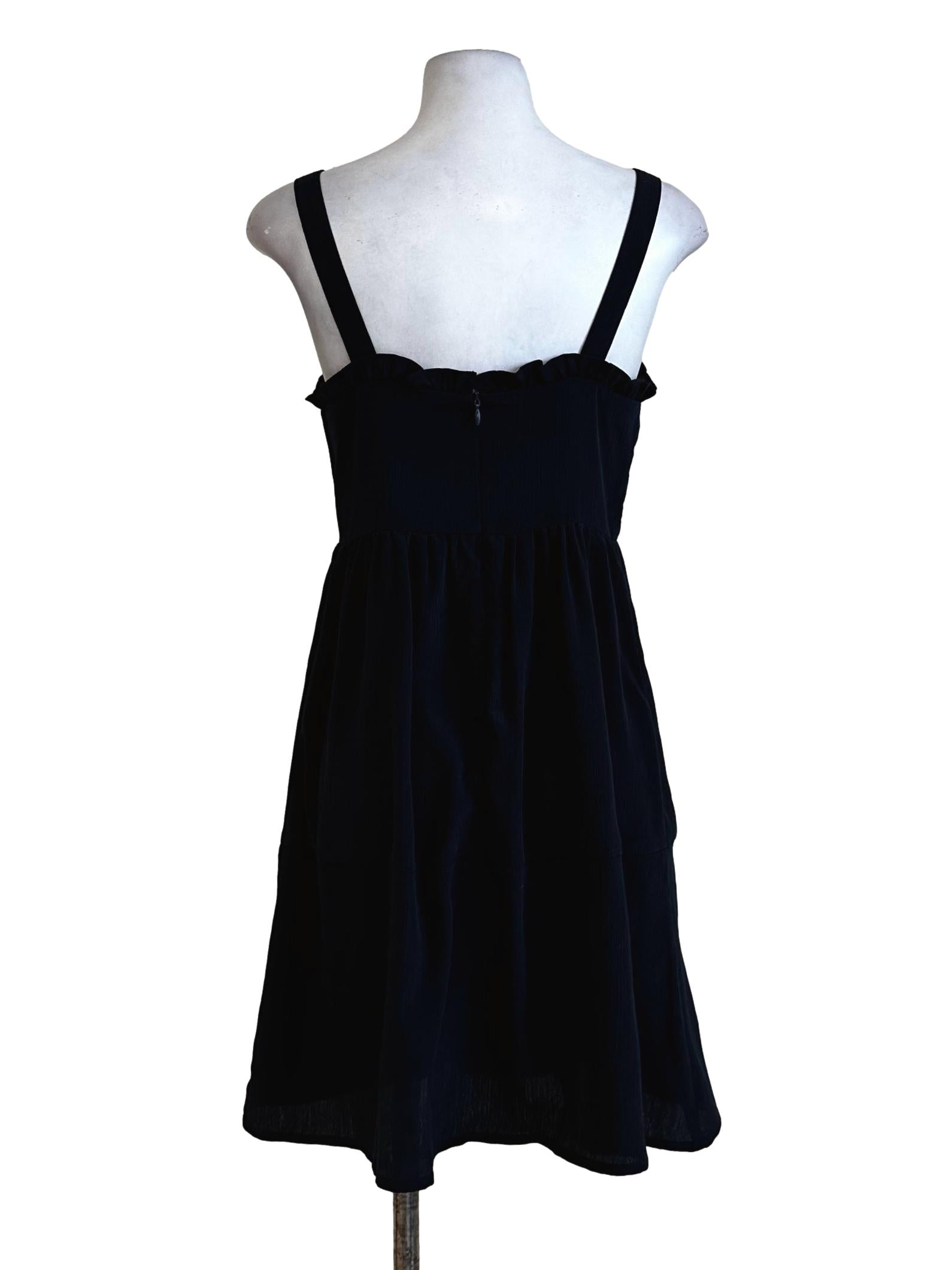 Navy Blue Plain Dress