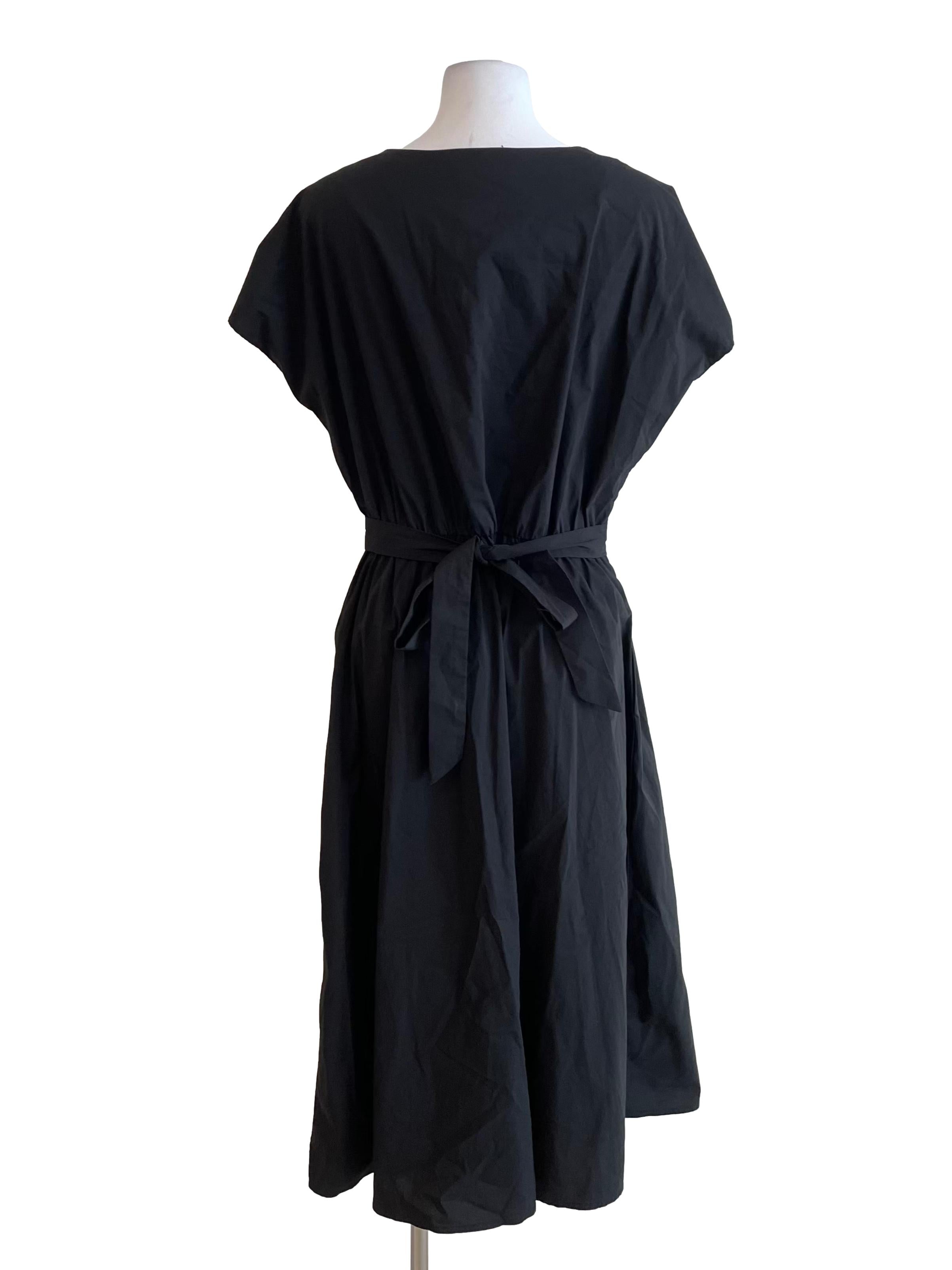 Black Drop Shoulder Dress