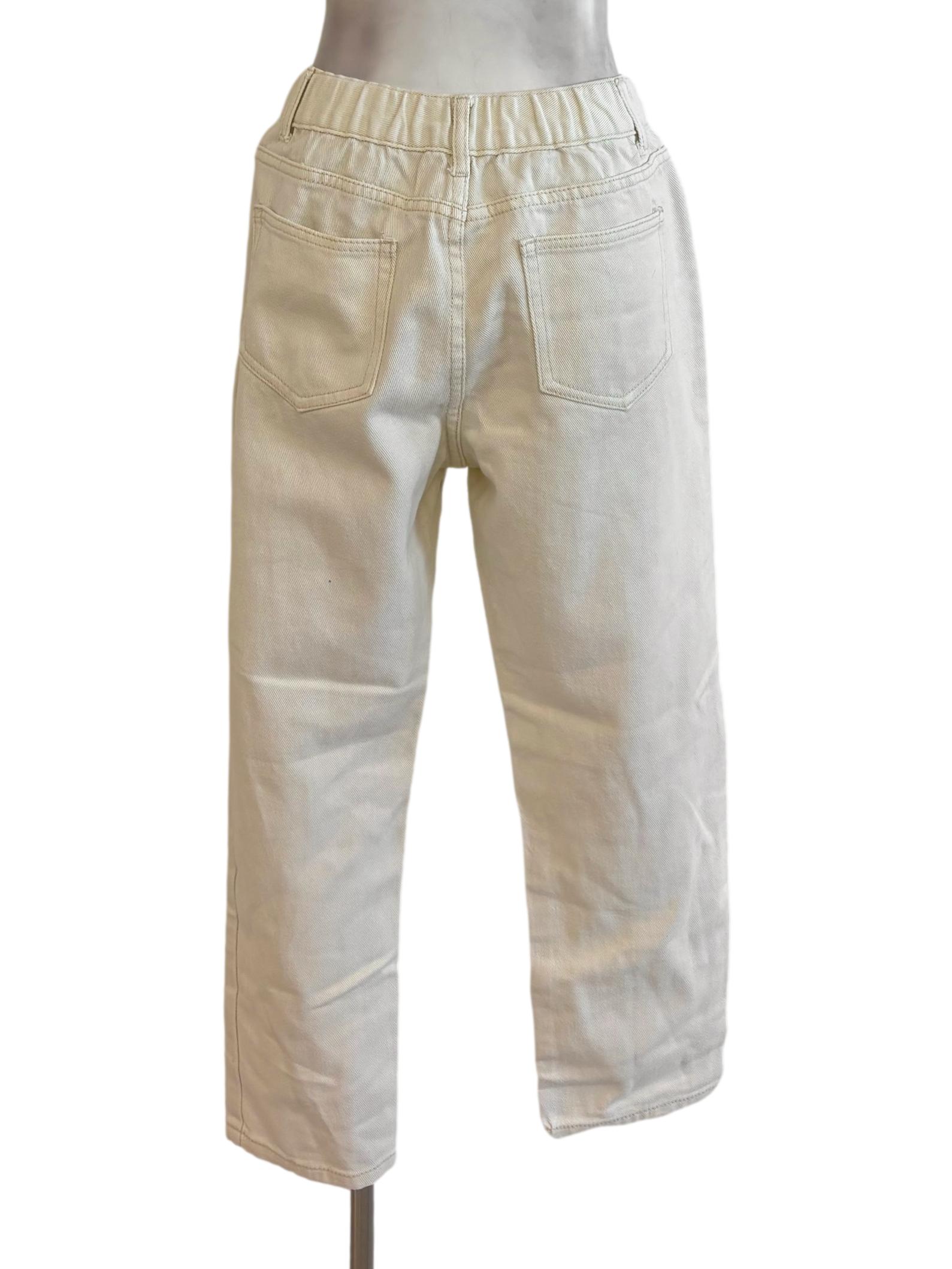Cream High Waist Jean