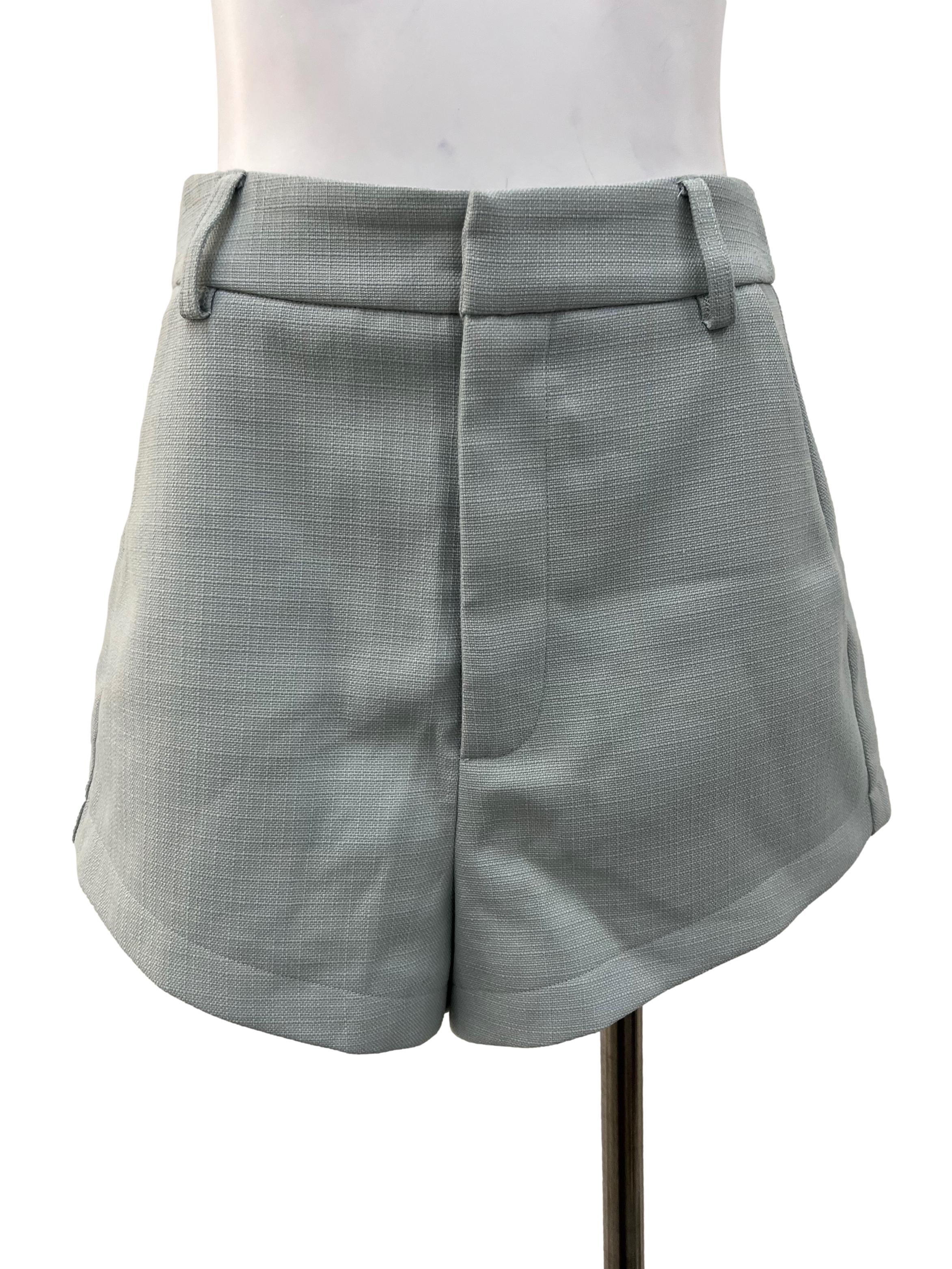 Mint Green Dress Shorts