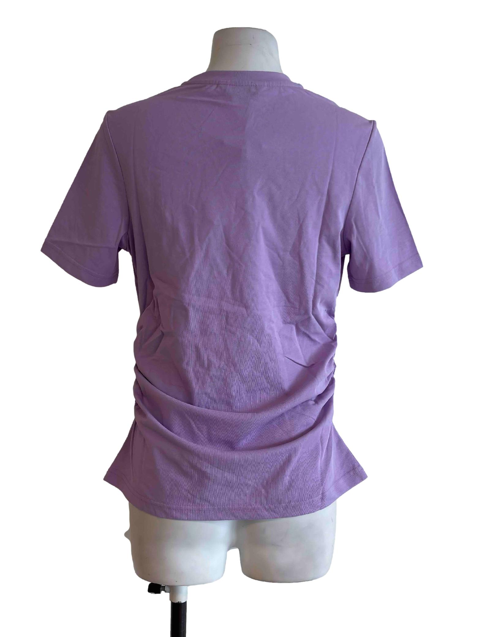 Lilac Purple Cinched Waist Top