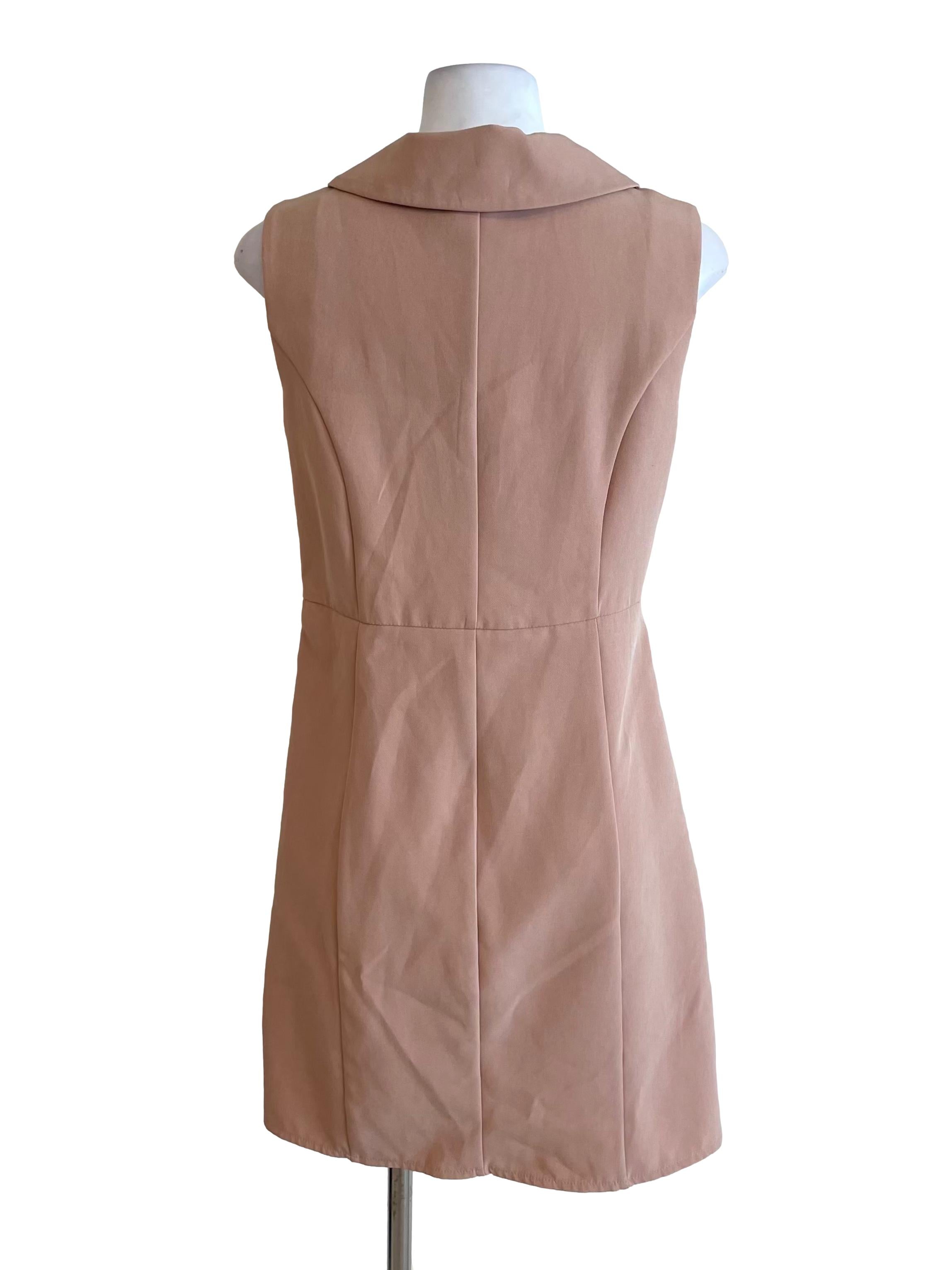 Cantaloupe Buckled Suit Dress