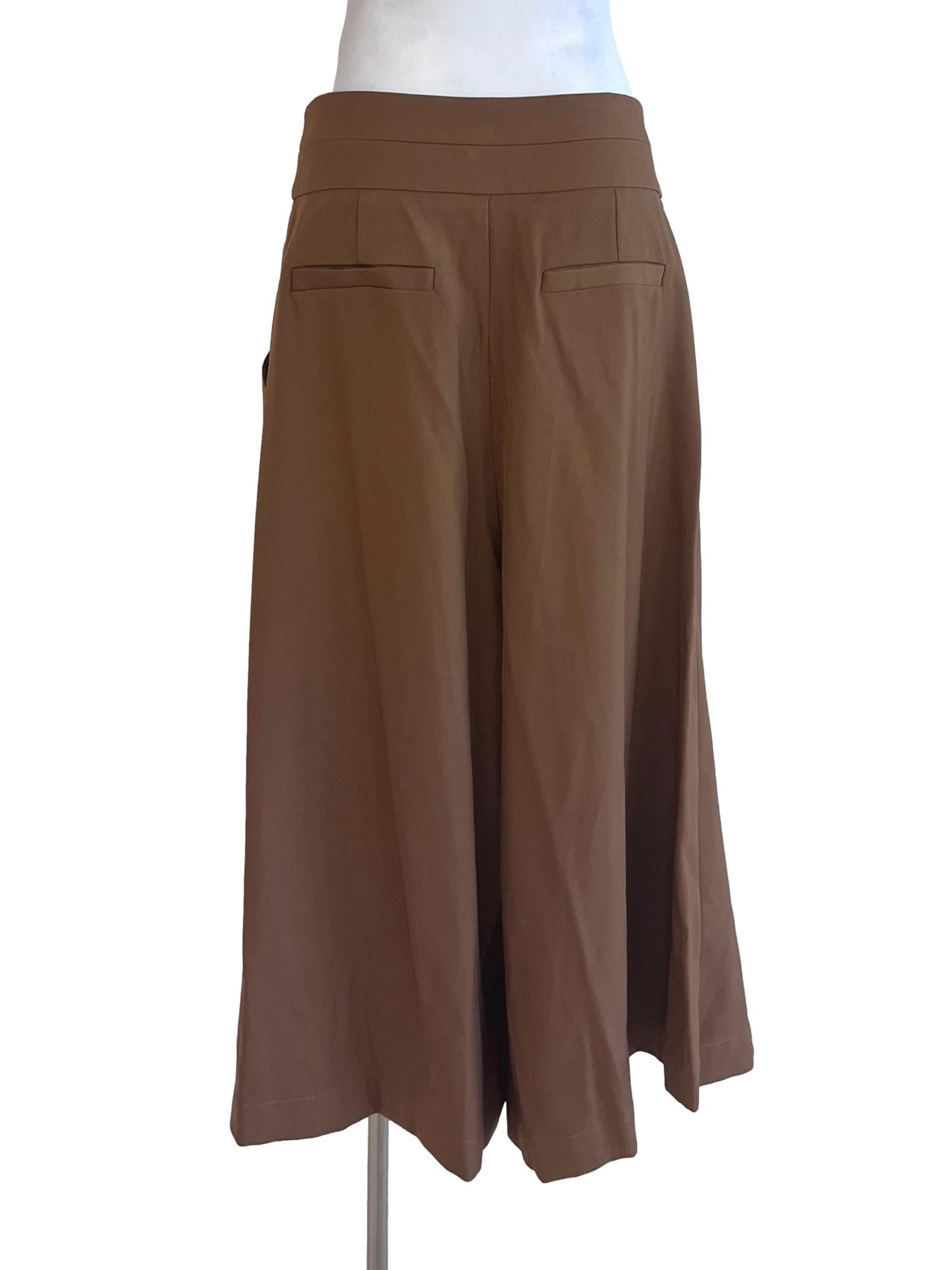Bronze Orange Wide Leg Pants