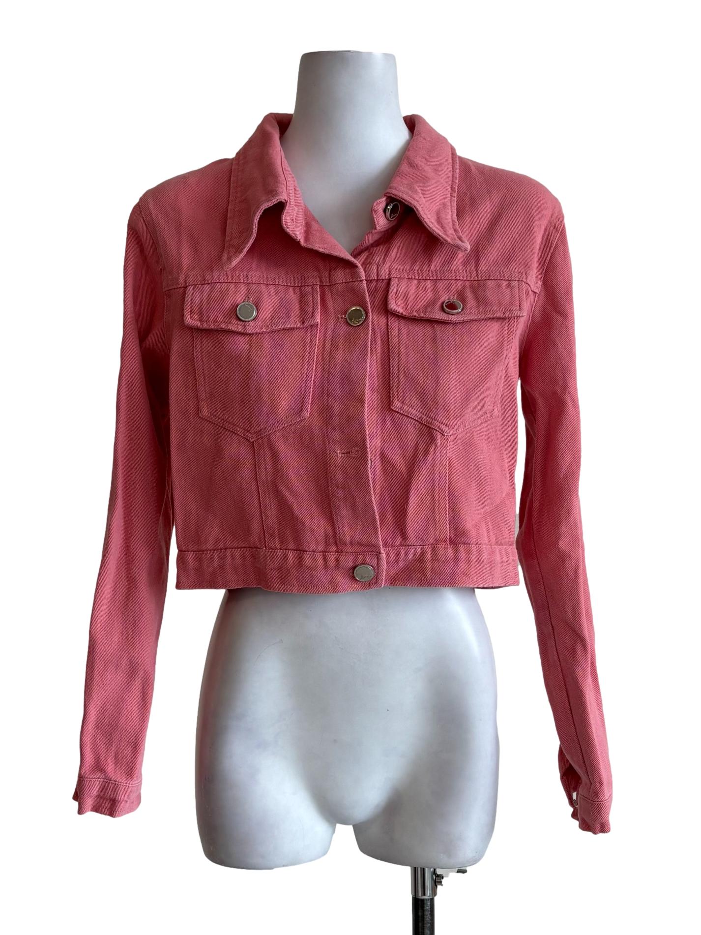 Punch Pink Denim Jacket