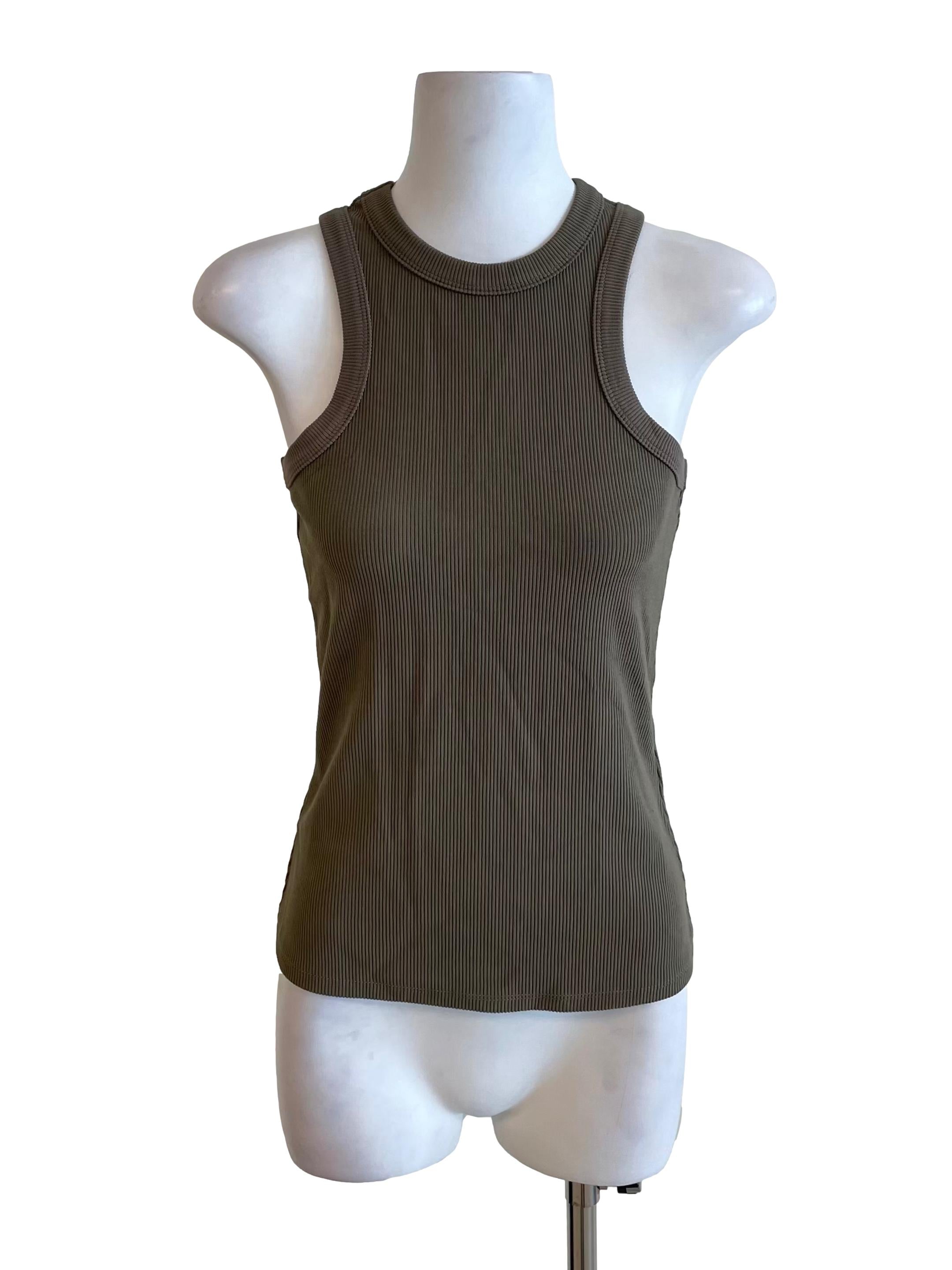 Dark Hazel Knit Tank Top