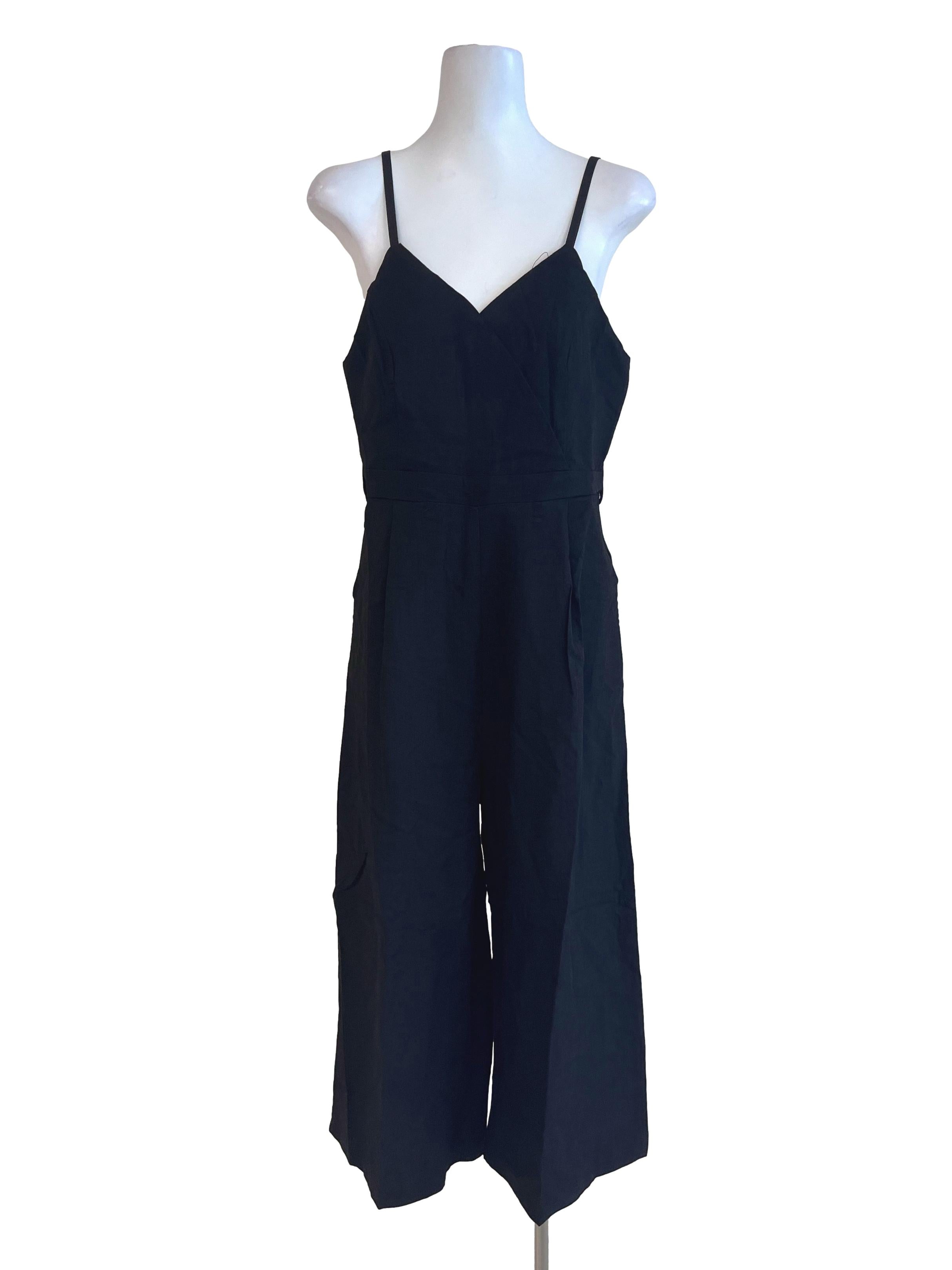 Black Sleeveless Jumpsuits