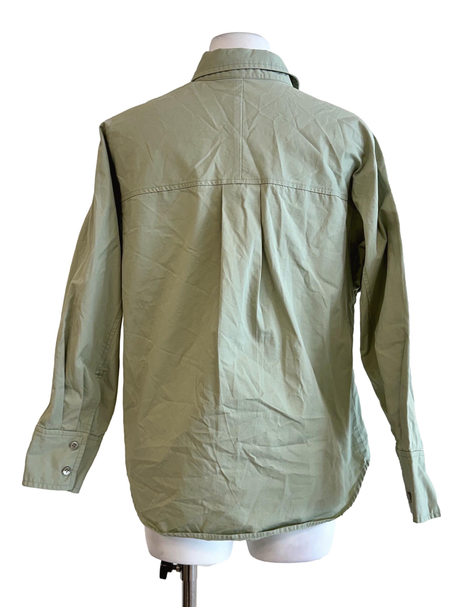 Lime Green Collar Blouse LB