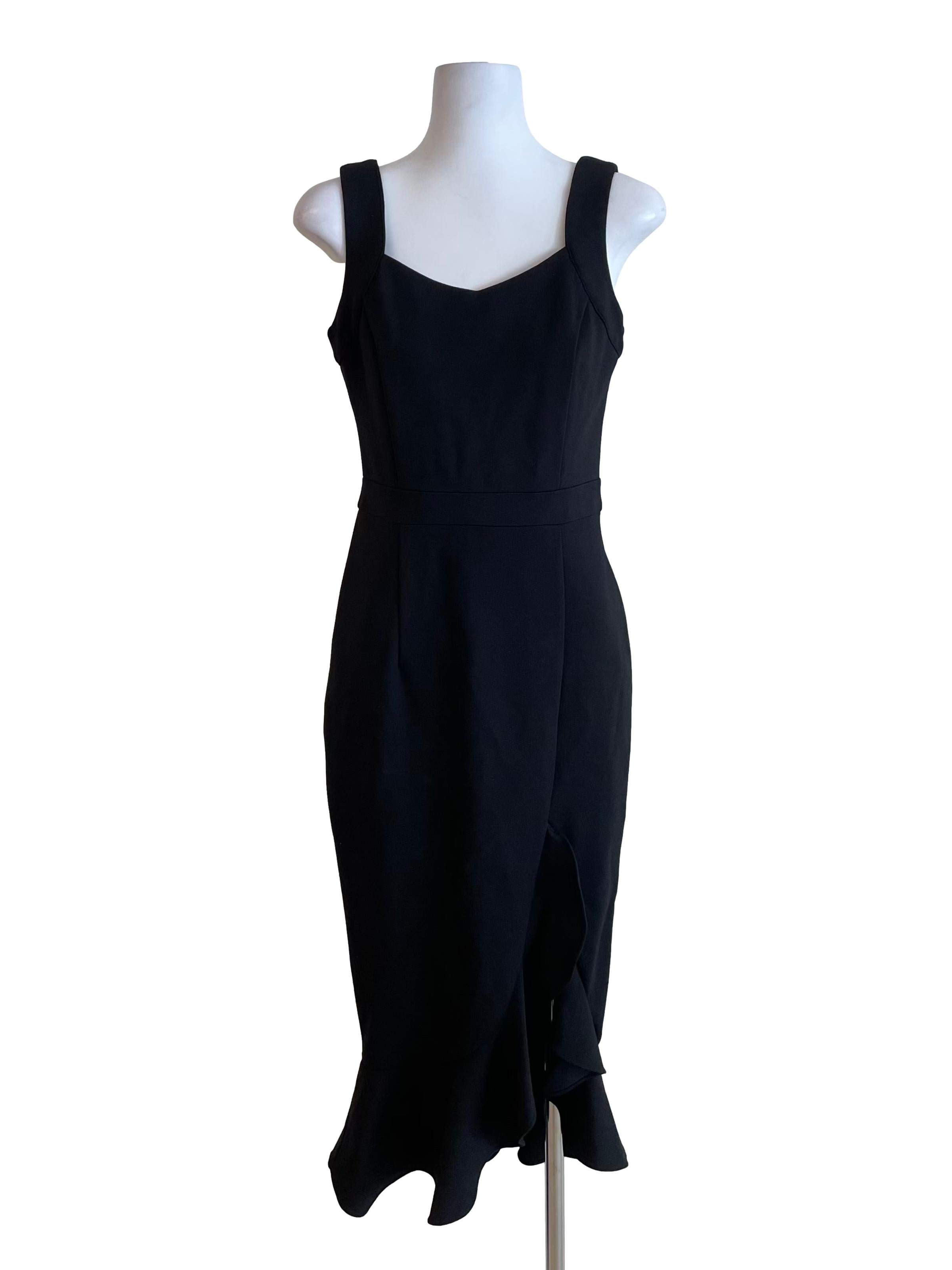 Black Ruffled Mermaid Dress