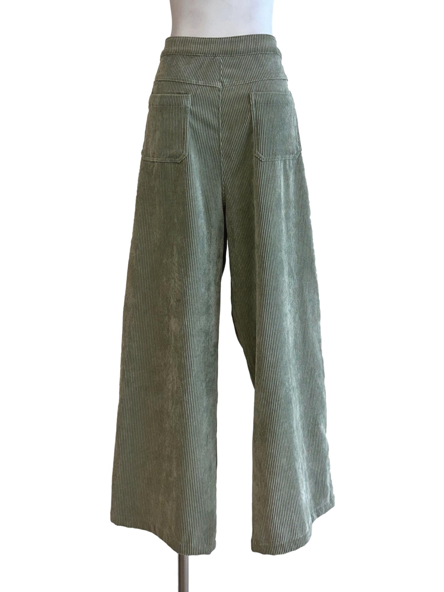 Olive Green Corduroy Pants TCL