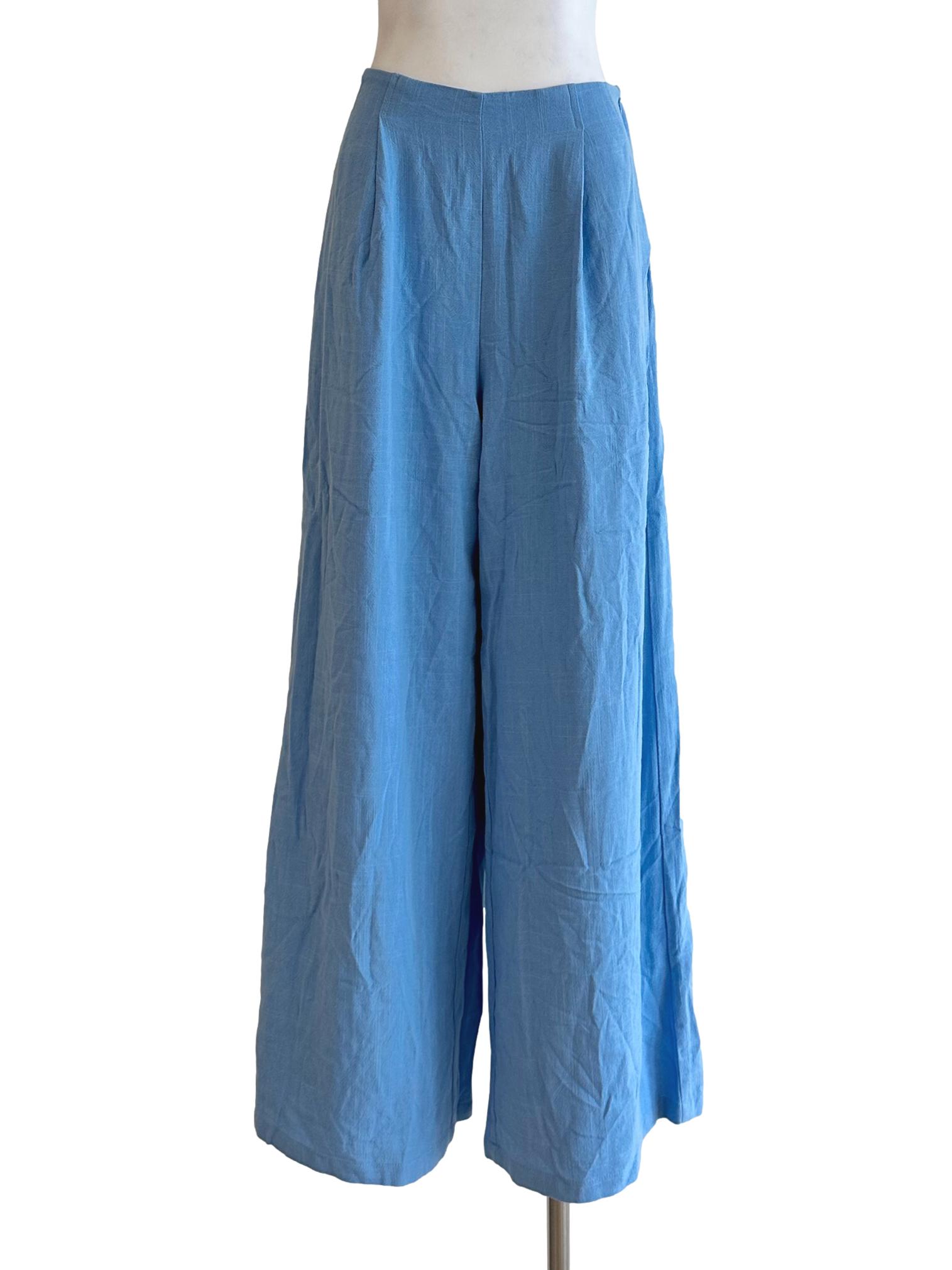 Light Blue Palazzo Pants