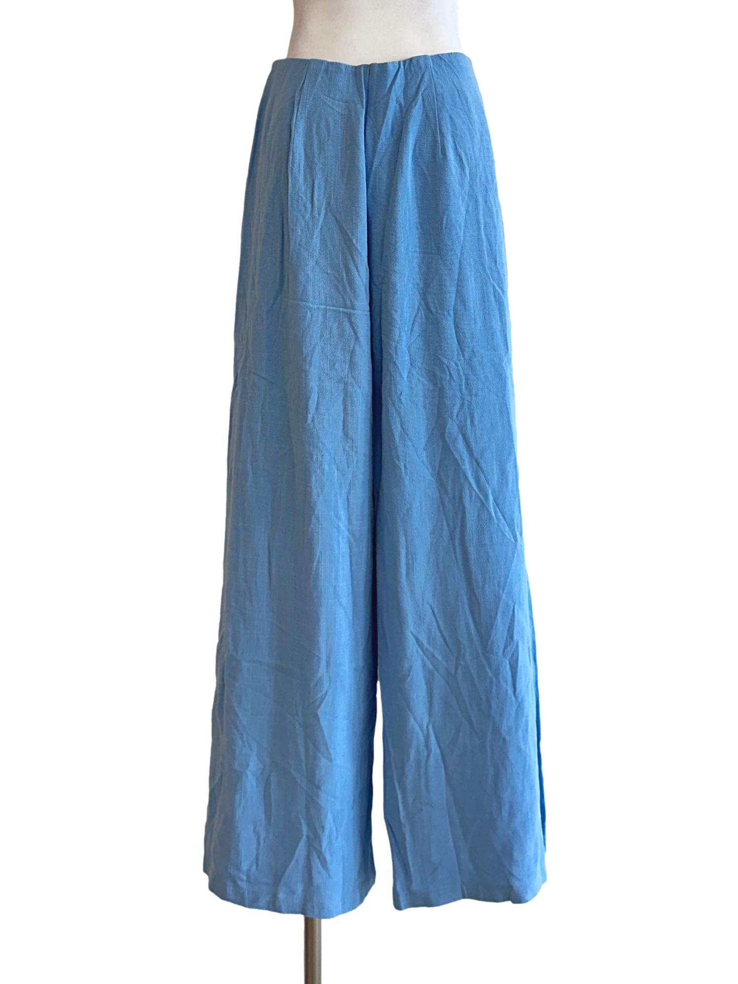 Light Blue Palazzo Pants