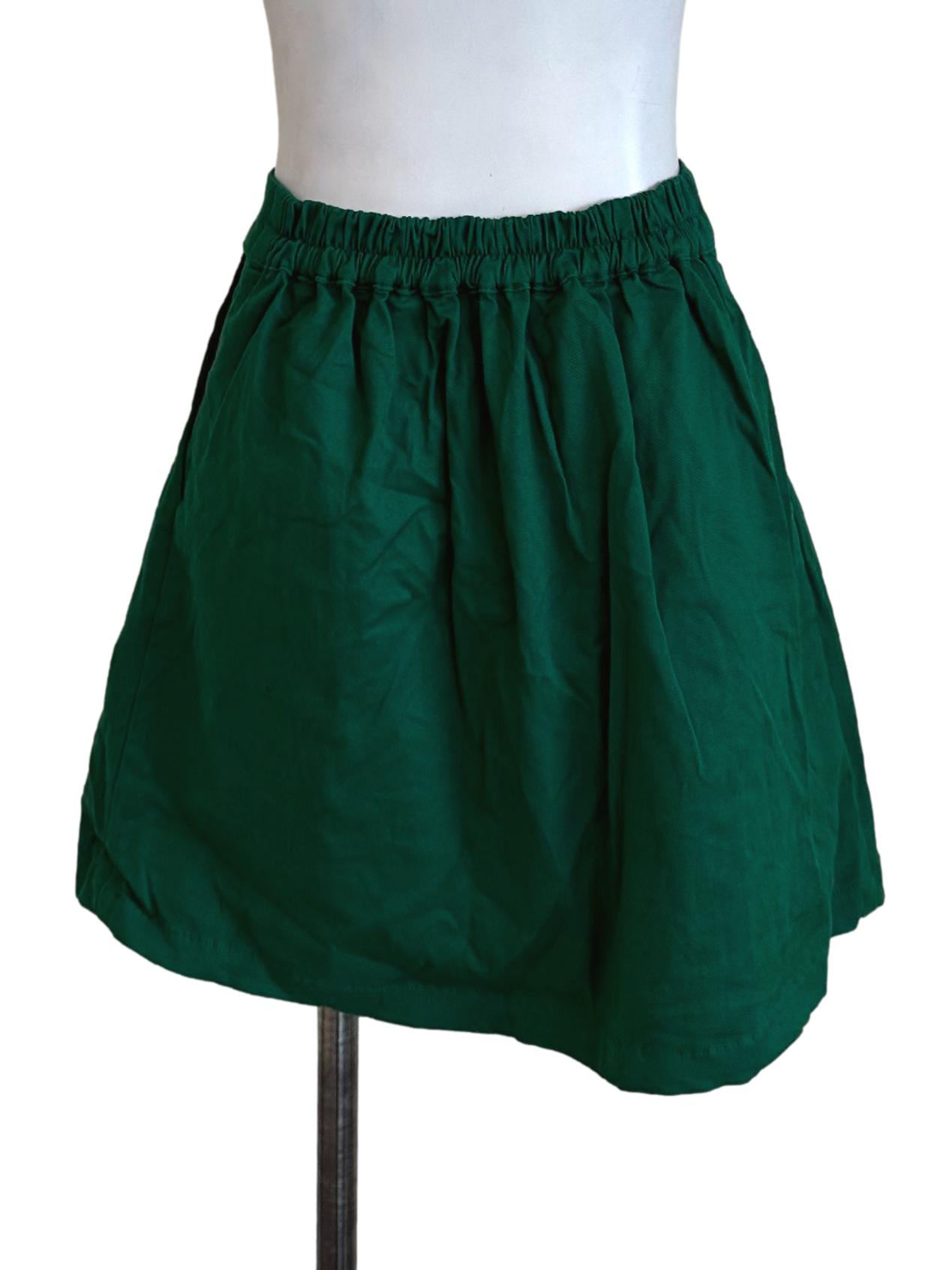 Fern Green Casual Mini Skirt TTR