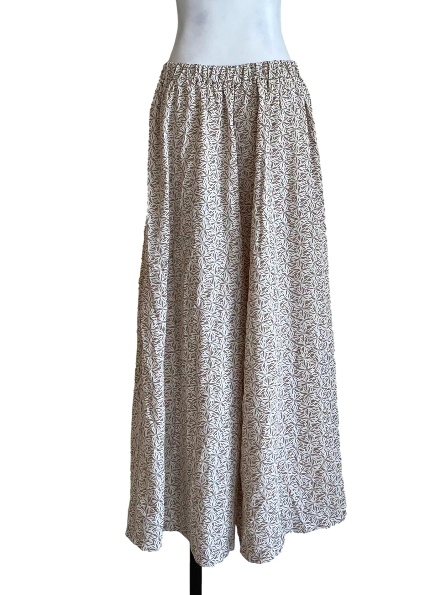 Tortilla Brown Floral Print Relaxed Pants