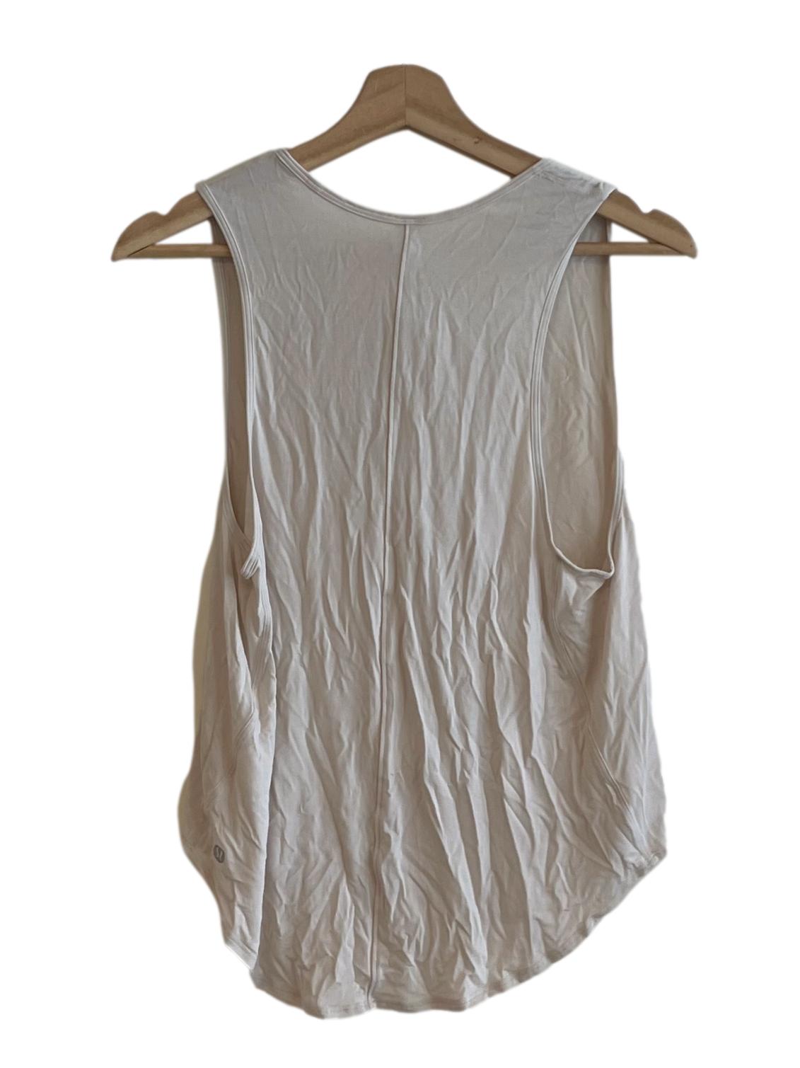 Beige Scoop Neckline Tank Top