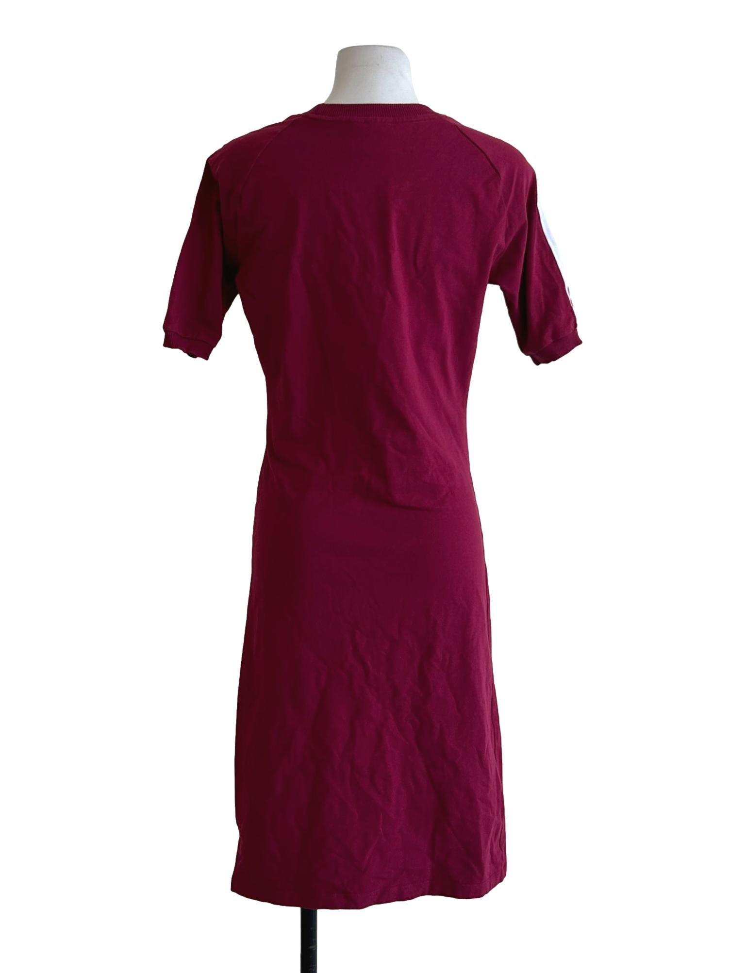 Adidas Maroon Slim 3S Dress