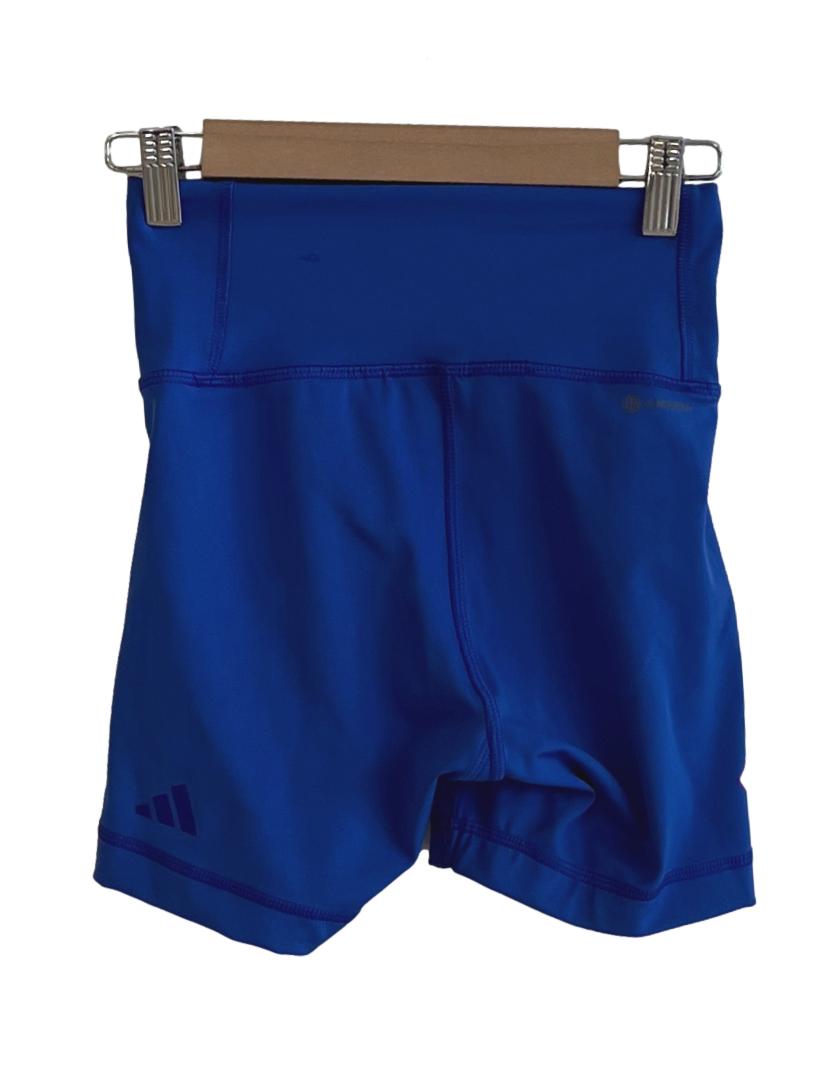Cobalt Blue High-Waisted Shorts