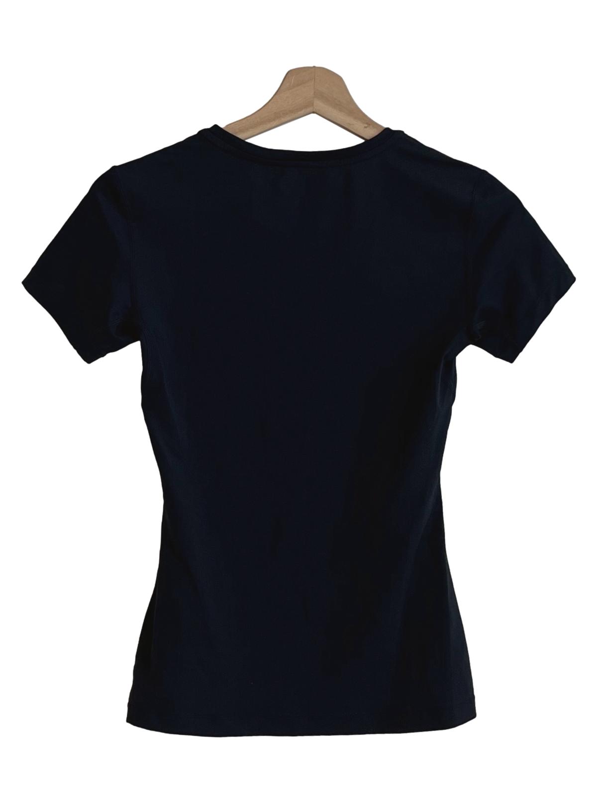 Black Jewel Neckline T-Shirt