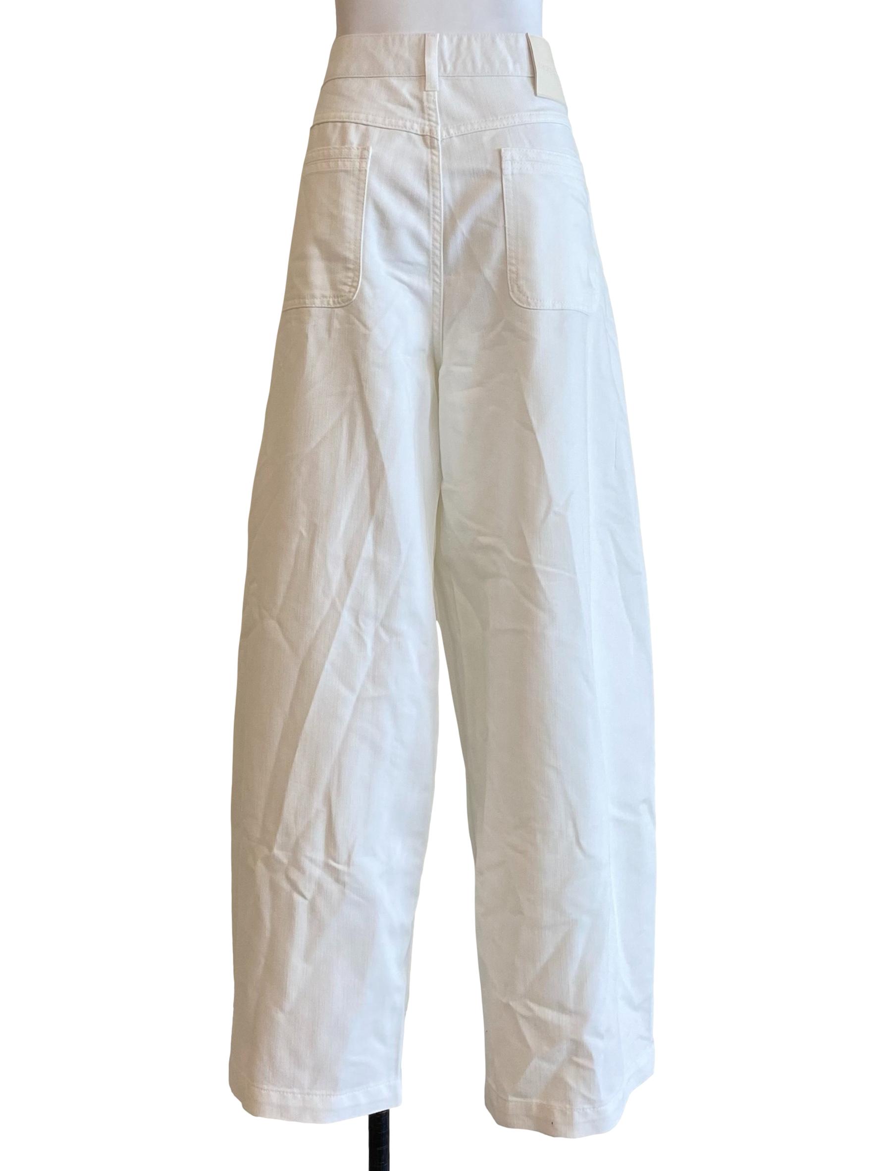 White Wide Leg Jeans