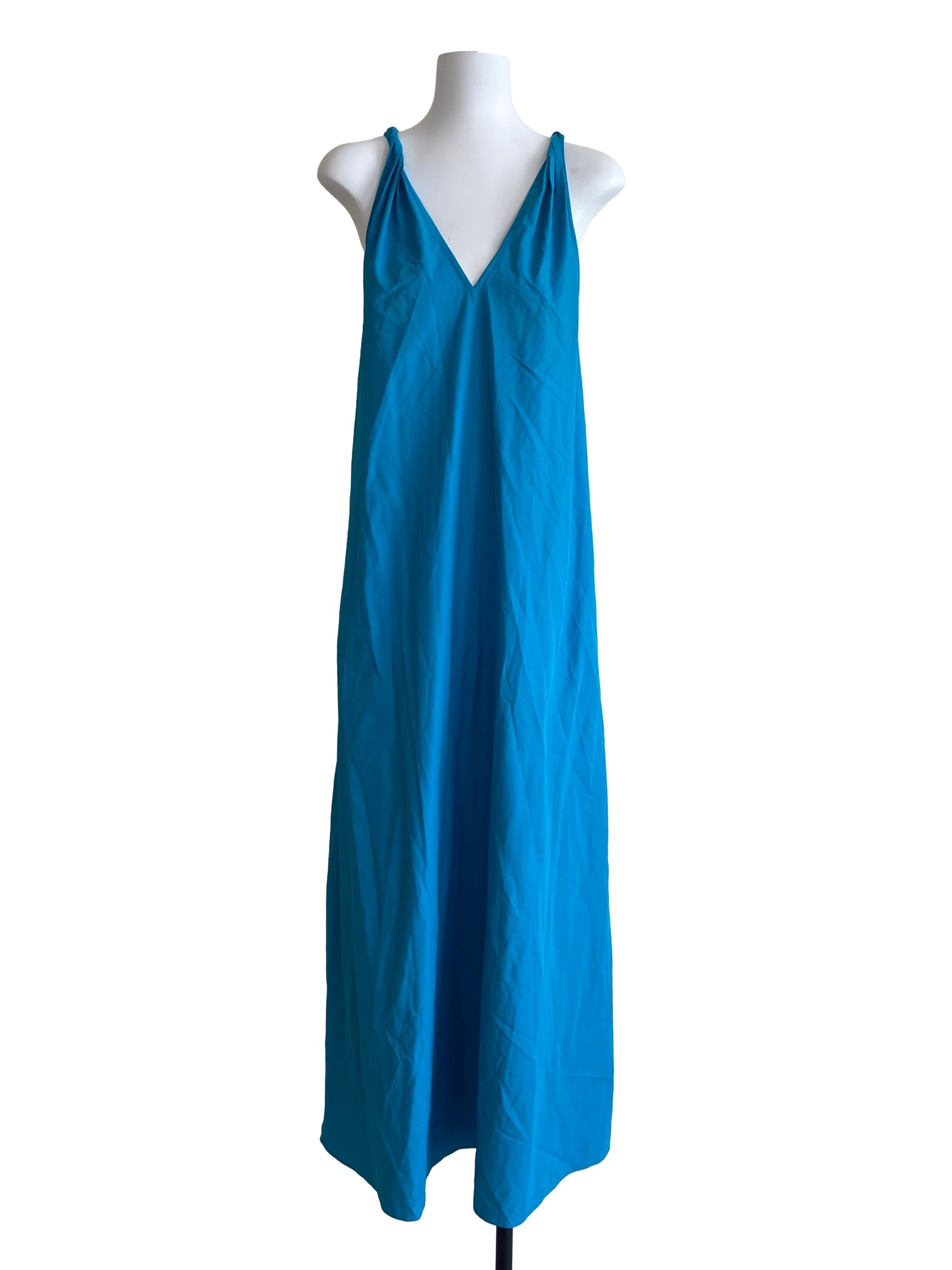 Cerulean Blue Empire Dress
