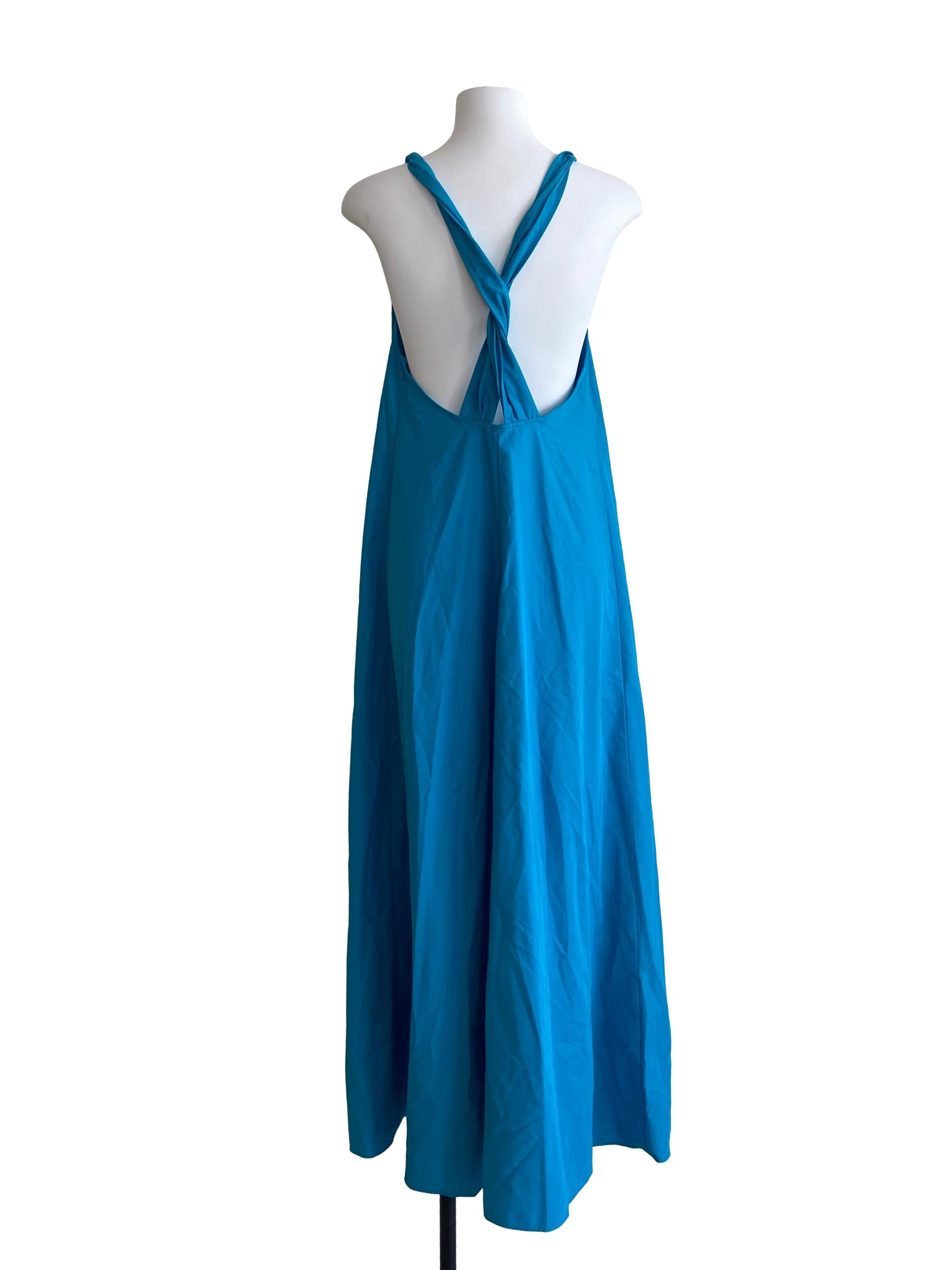 Cerulean Blue Empire Dress