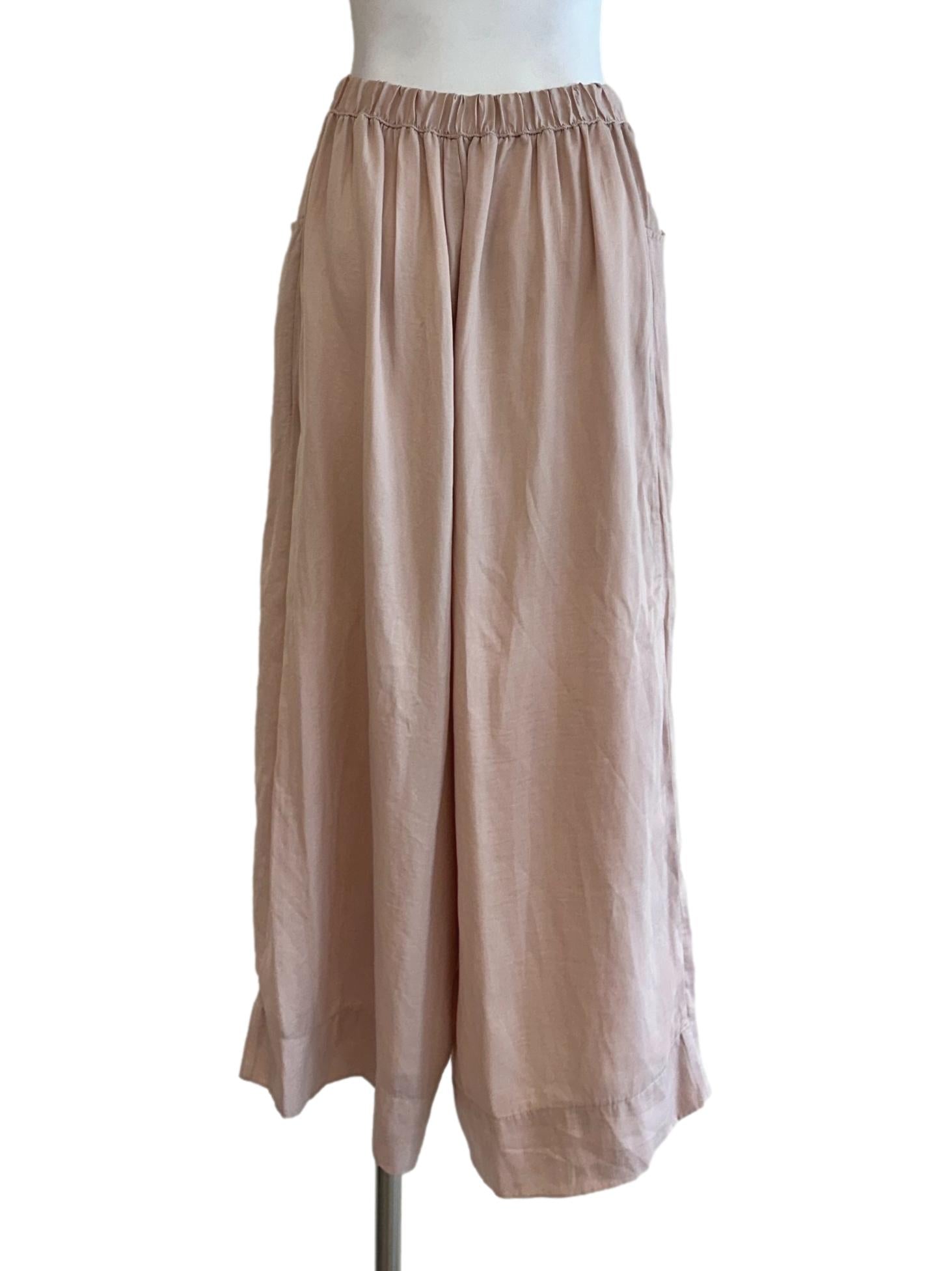 Rose Pink Wide Leg Pants TCL
