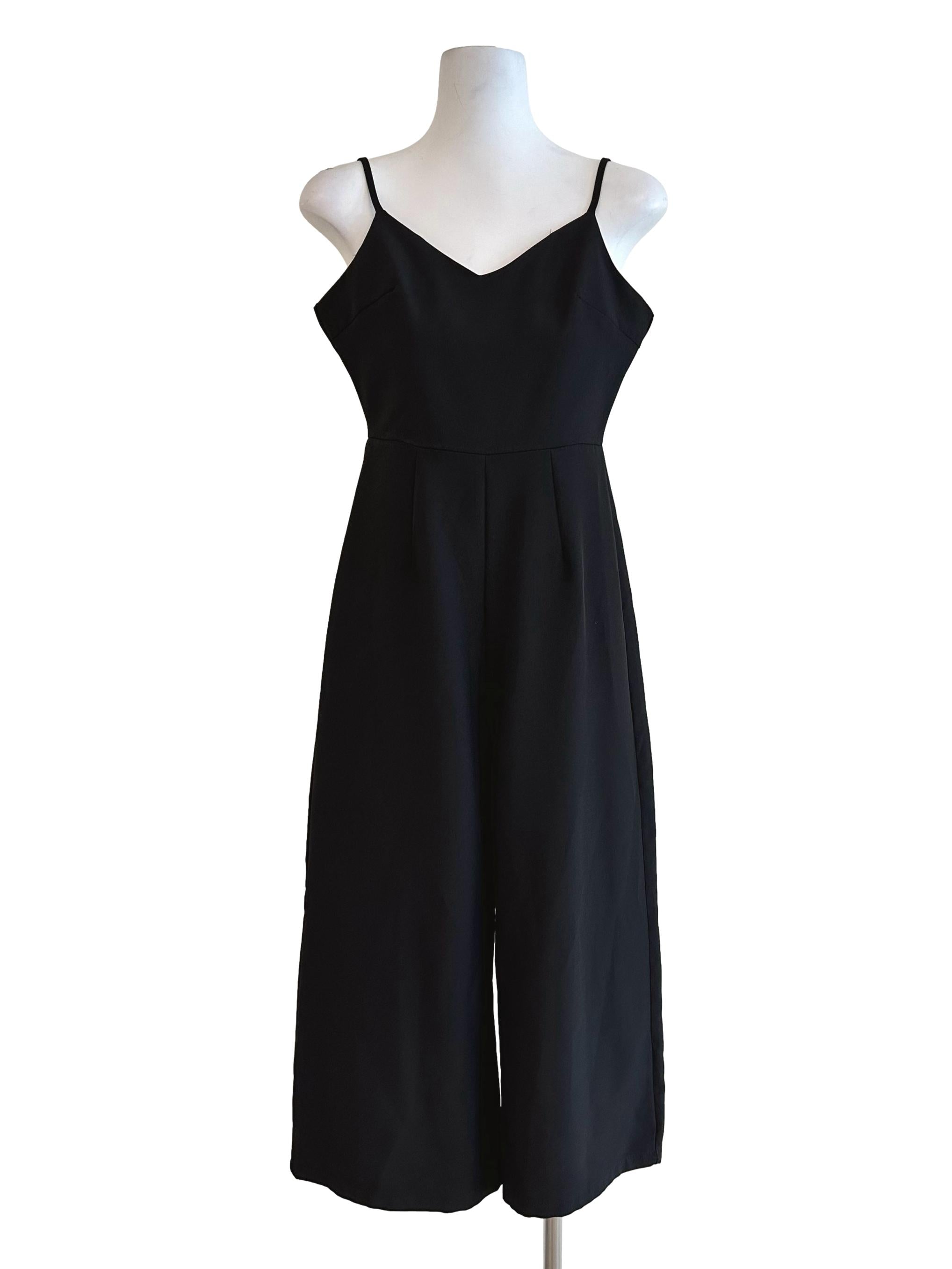 Black Sleeveless Jumpsuit TEM