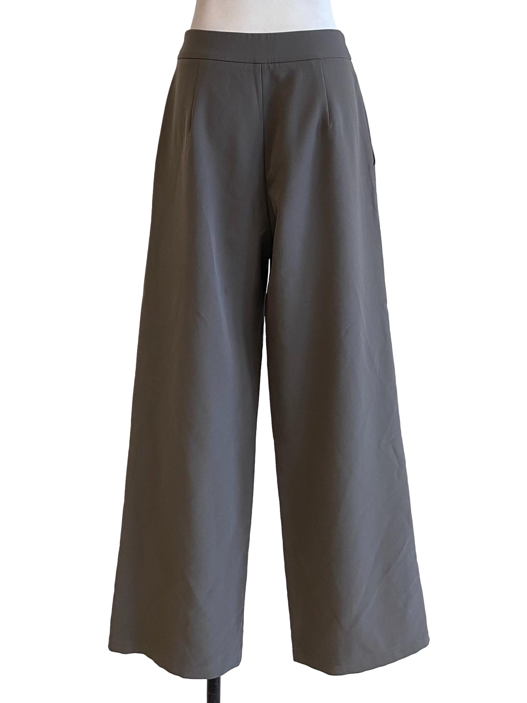 Dark Grey Straight Pants