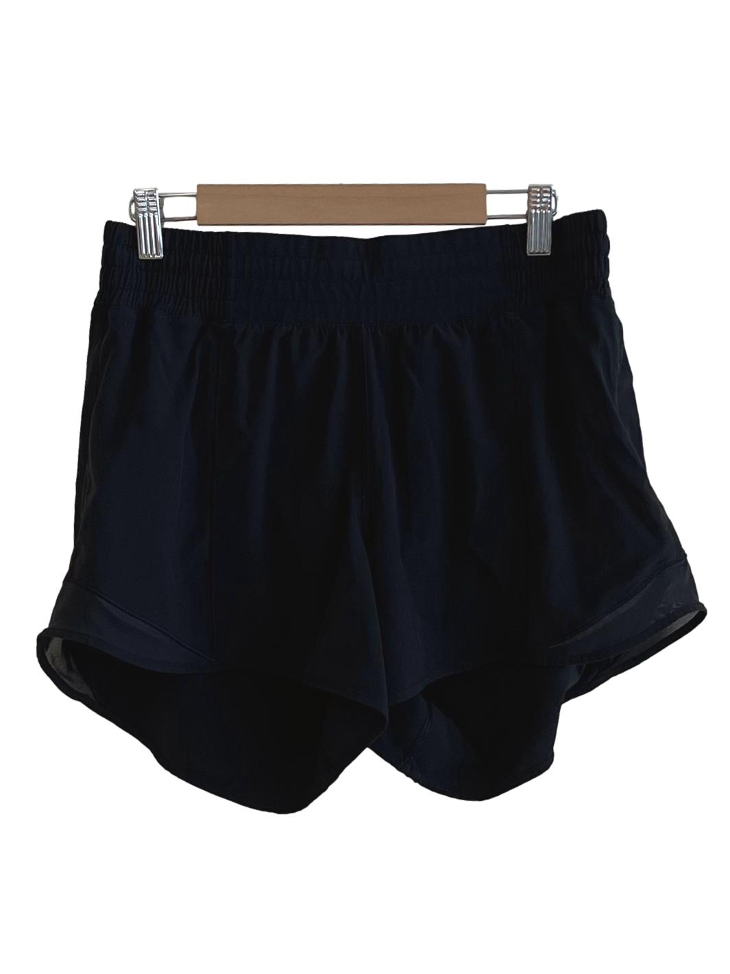 Black Plain Shorts