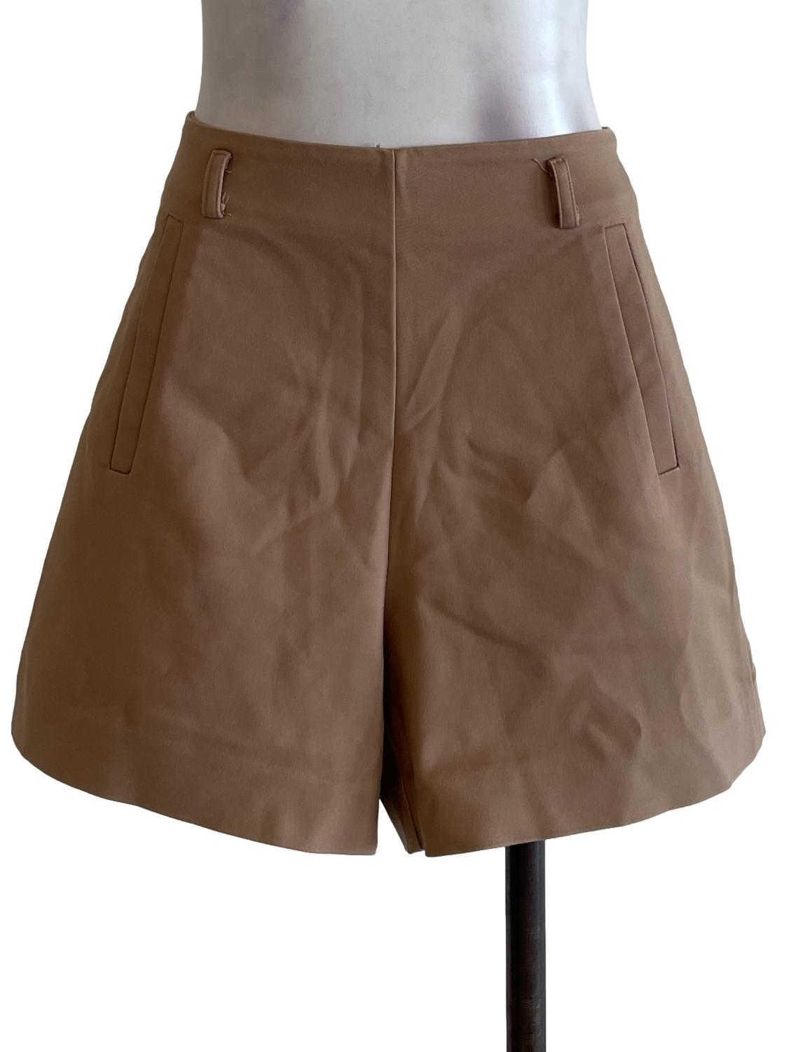 Sepia Beige Plain Pants