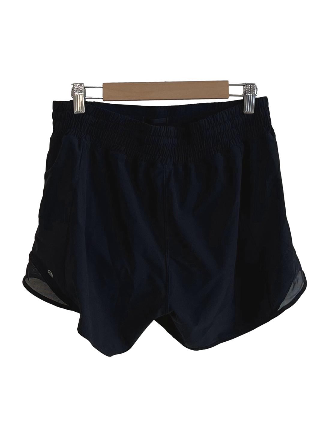 Black Plain Shorts