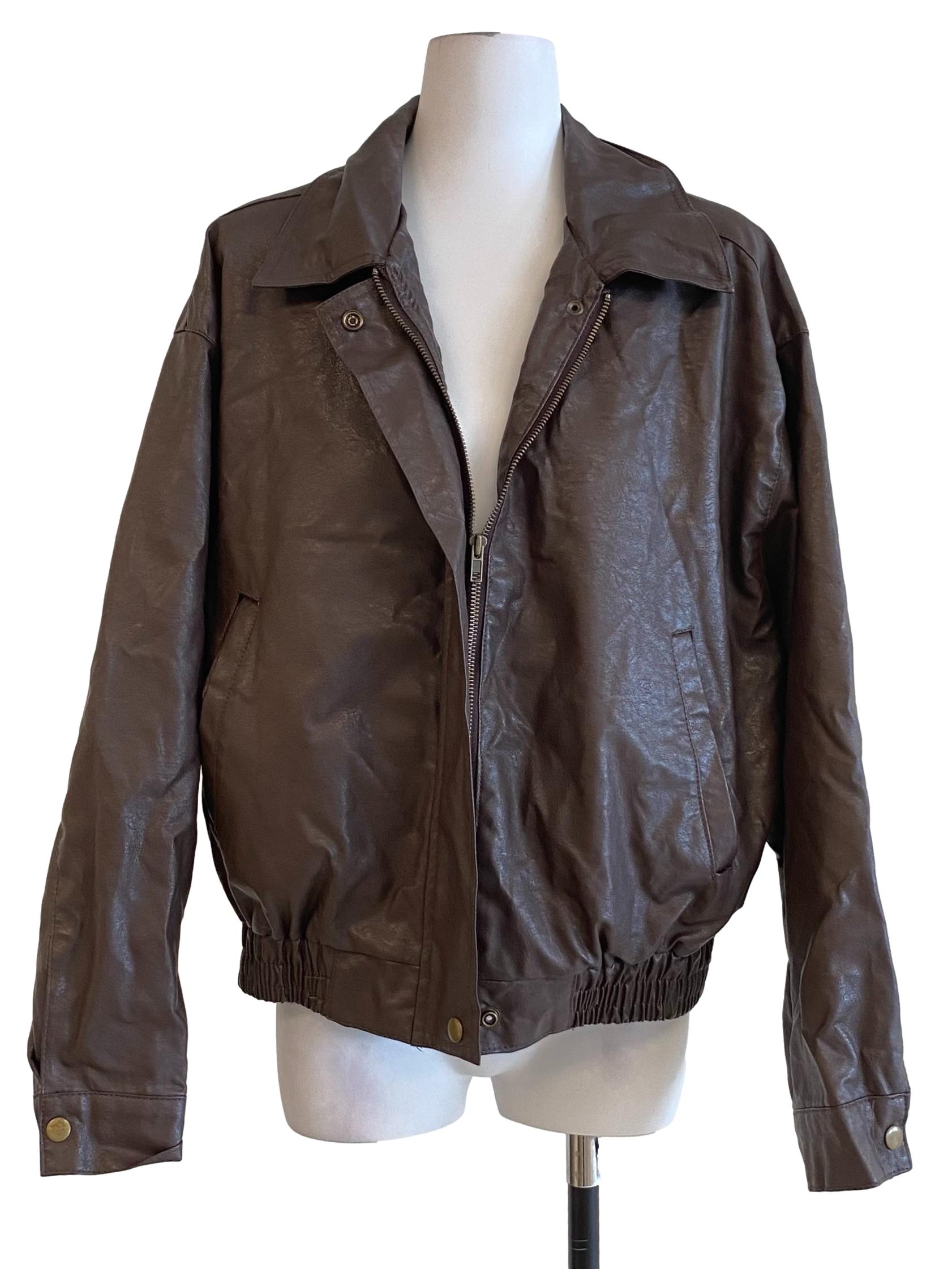 Rich Brown Leather Jacket