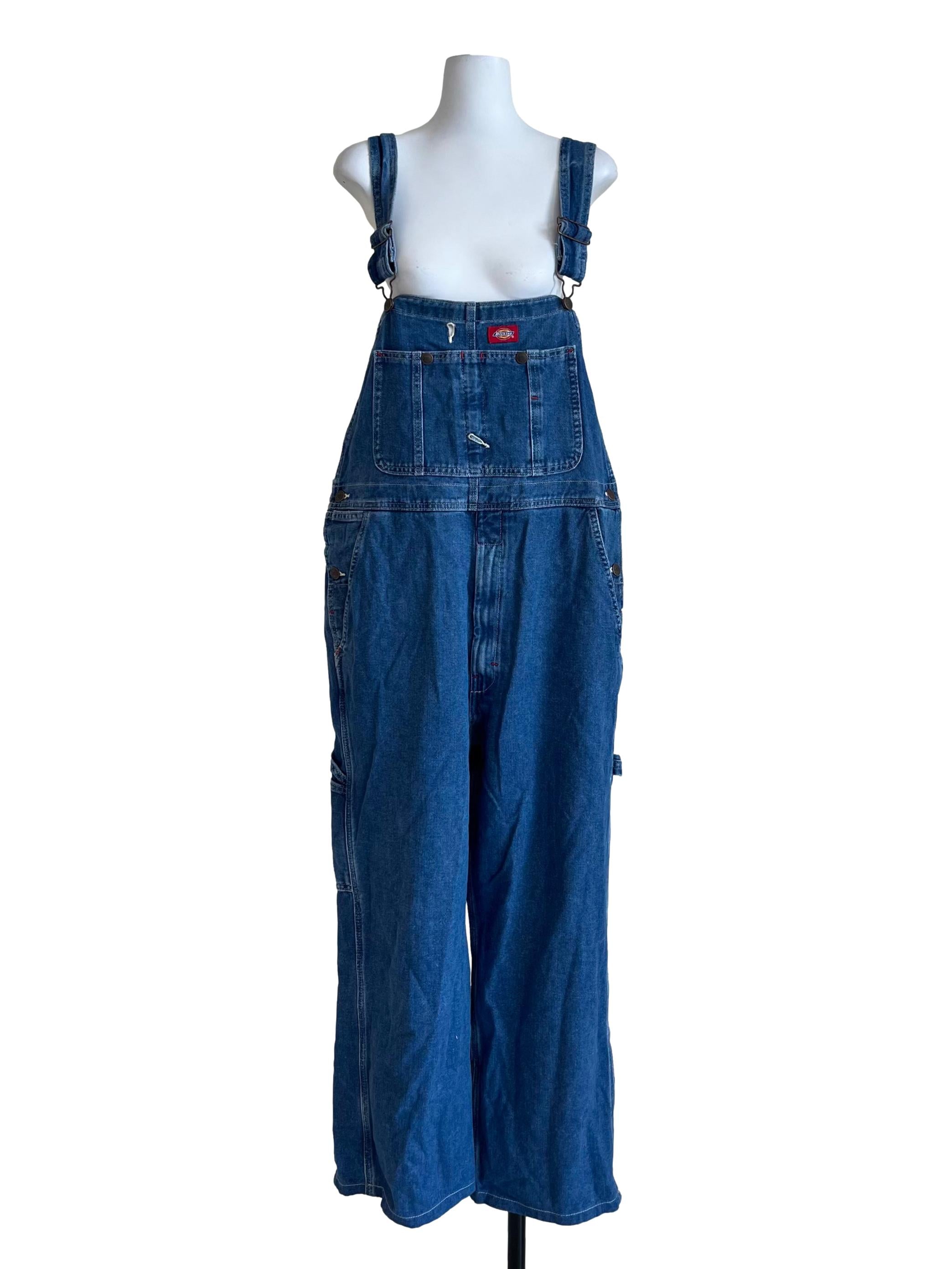 Classic Denim Blue Overalls