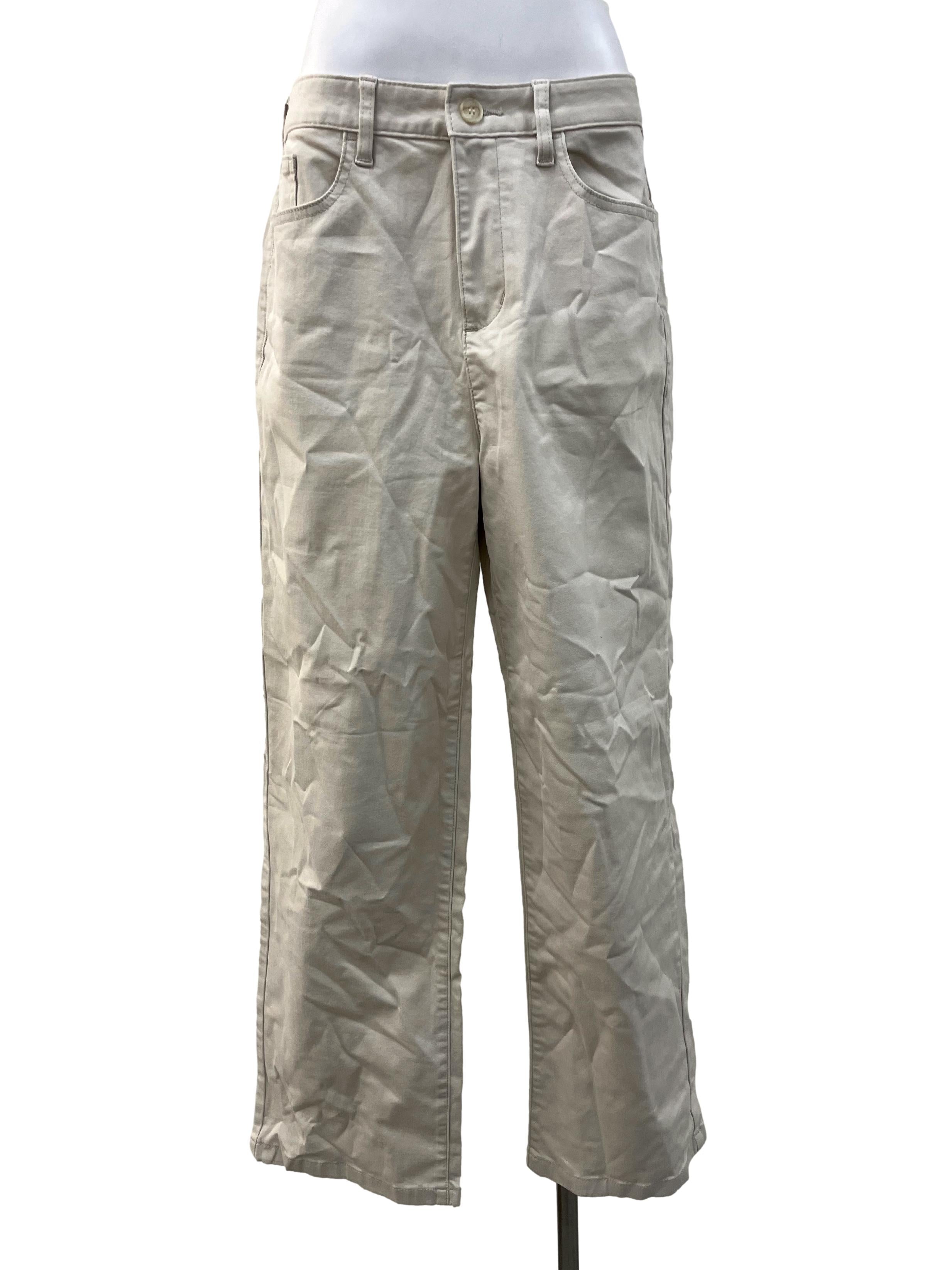 Cream Technical Athleisure Pants