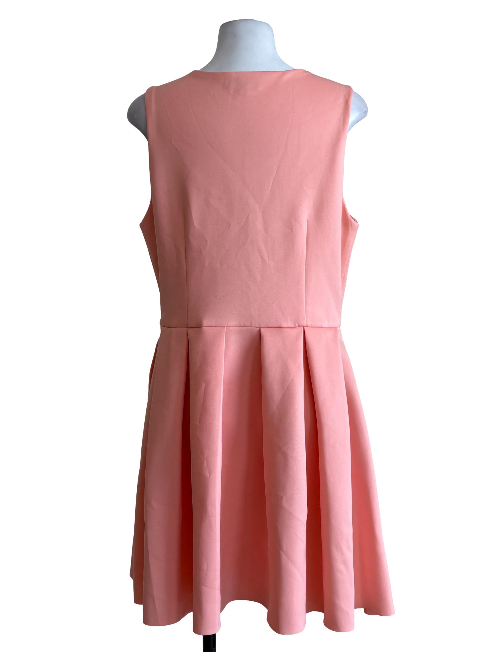 Cantaloupe Peplum Dress