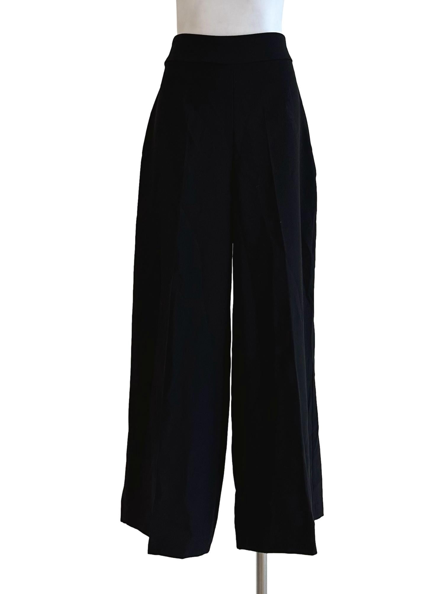 Spider Black Palazzo Pants