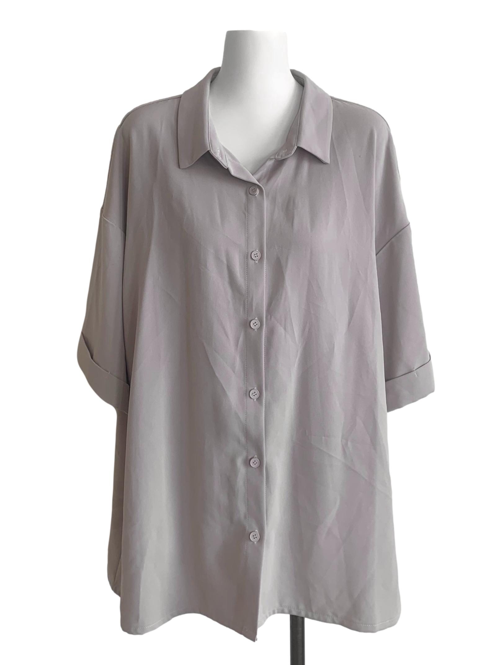 Wood Brown Collared Shirt