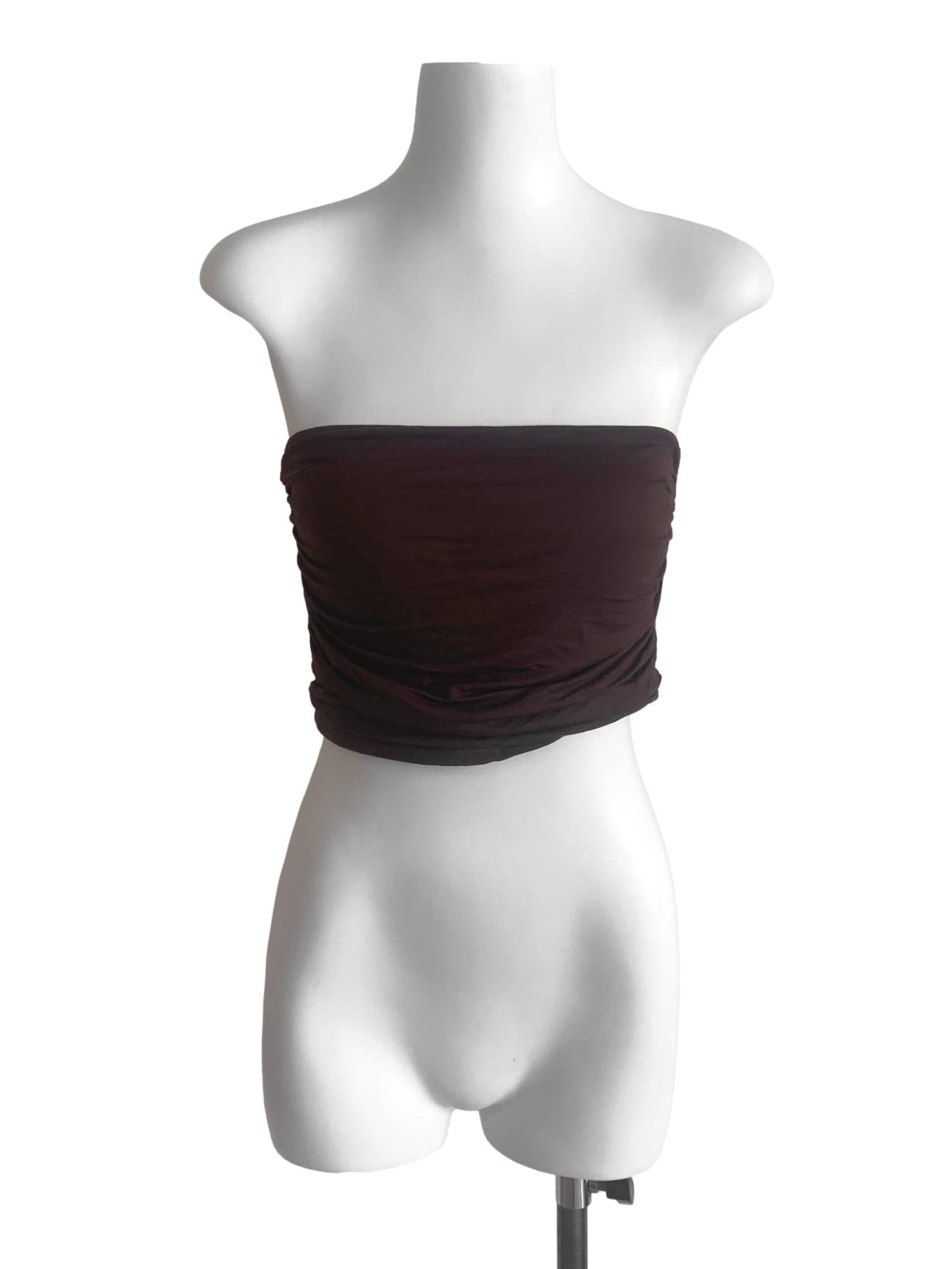 Peanut Brown Tube Top YHF
