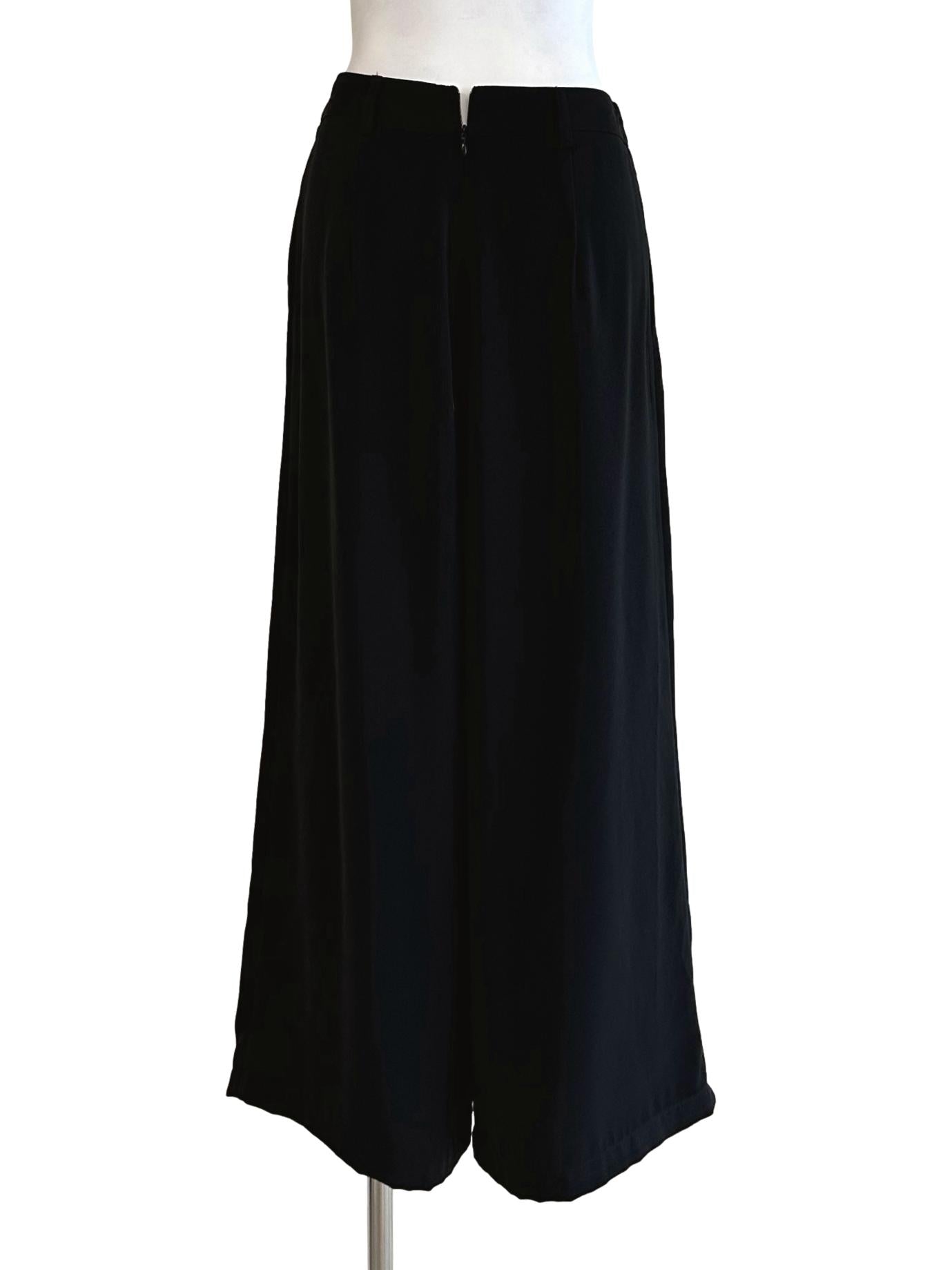 Jade Black Palazzo Pants TTR