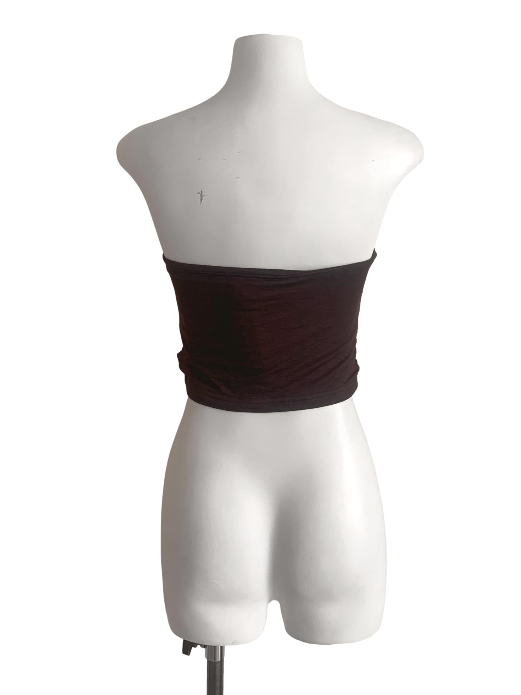 Peanut Brown Tube Top YHF